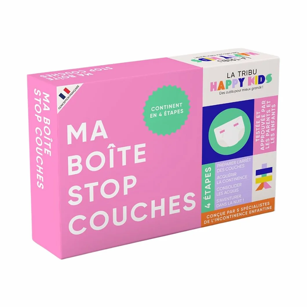 Ma Boîte Stop Couches – Kit éducatif d’acquisition de la propreté dès 2 ans – 4 étapes