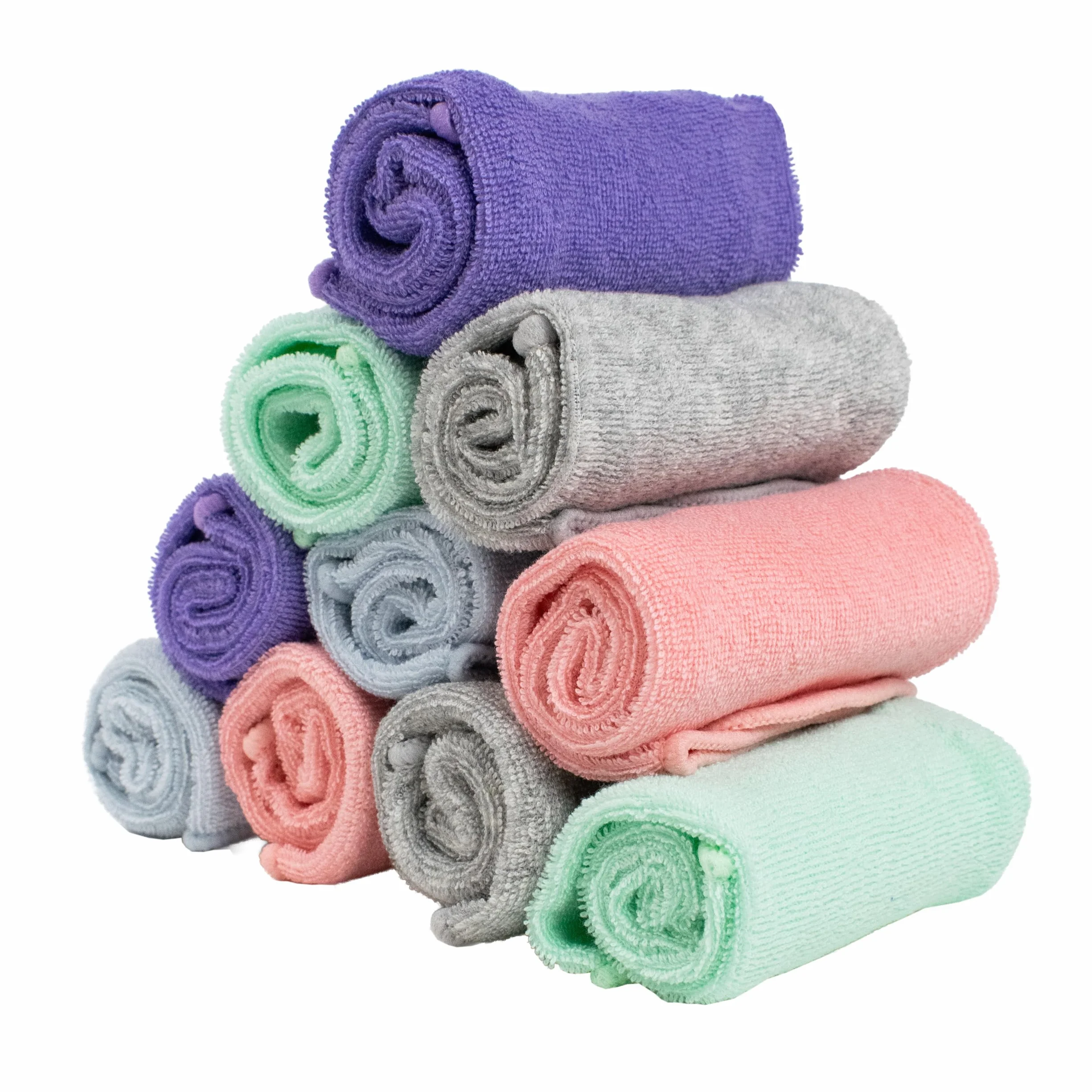 Bambino Mio Lingettes Bébé Lavables Ultra Doux Lot De 10 Nuage