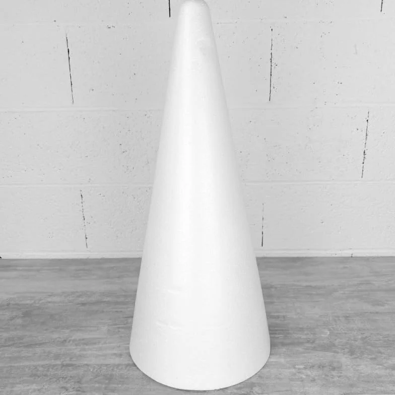 Grand cône polystyrène 60 cm Diamètre Base 26,5 cm IMPACTS