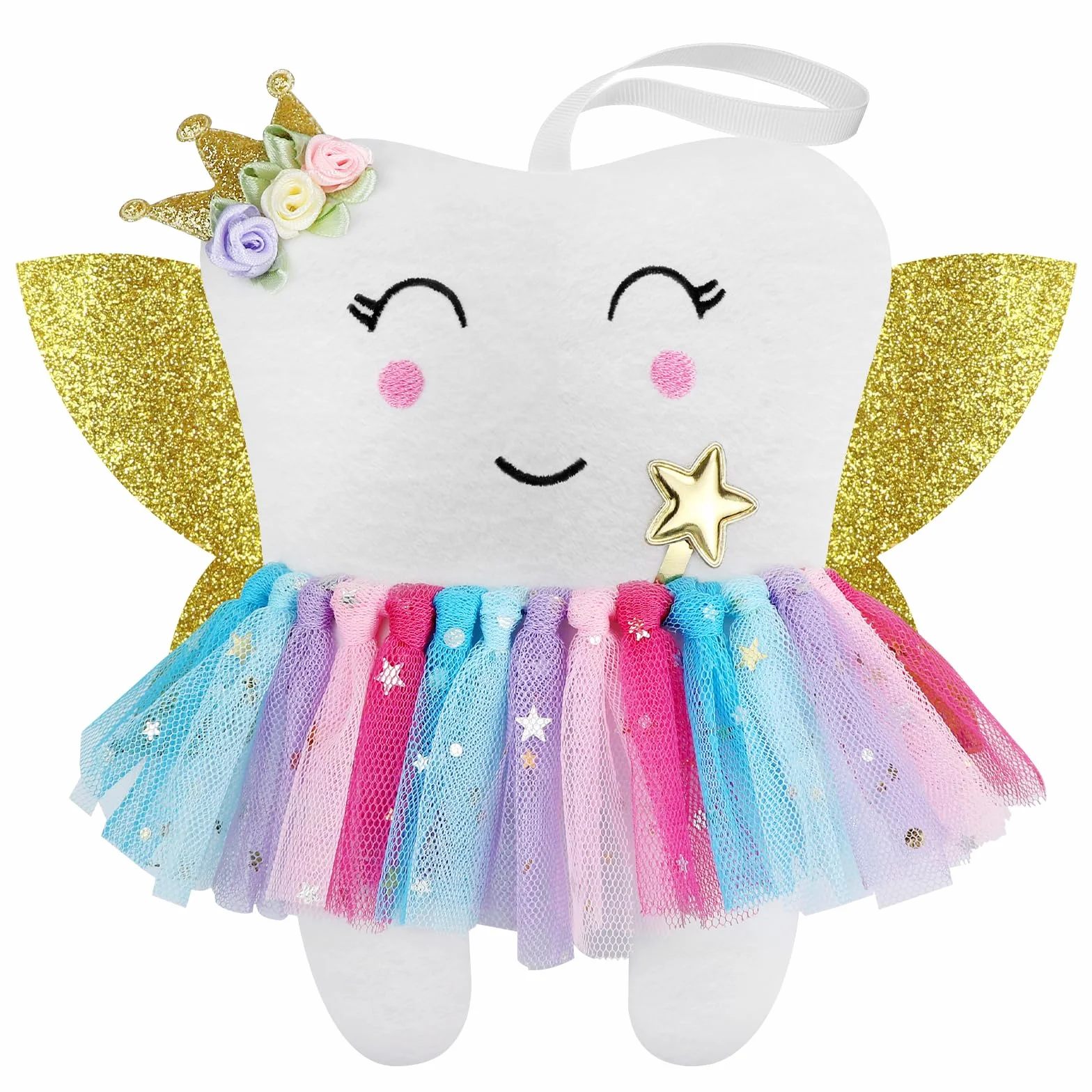 Poupée Fée des Dents Oreiller Jupe Colorée Cadeau Enfants