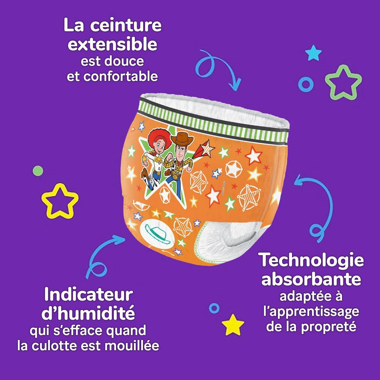 Huggies Pull-Ups Taille 7 culottes d'apprentissage unisexe x36