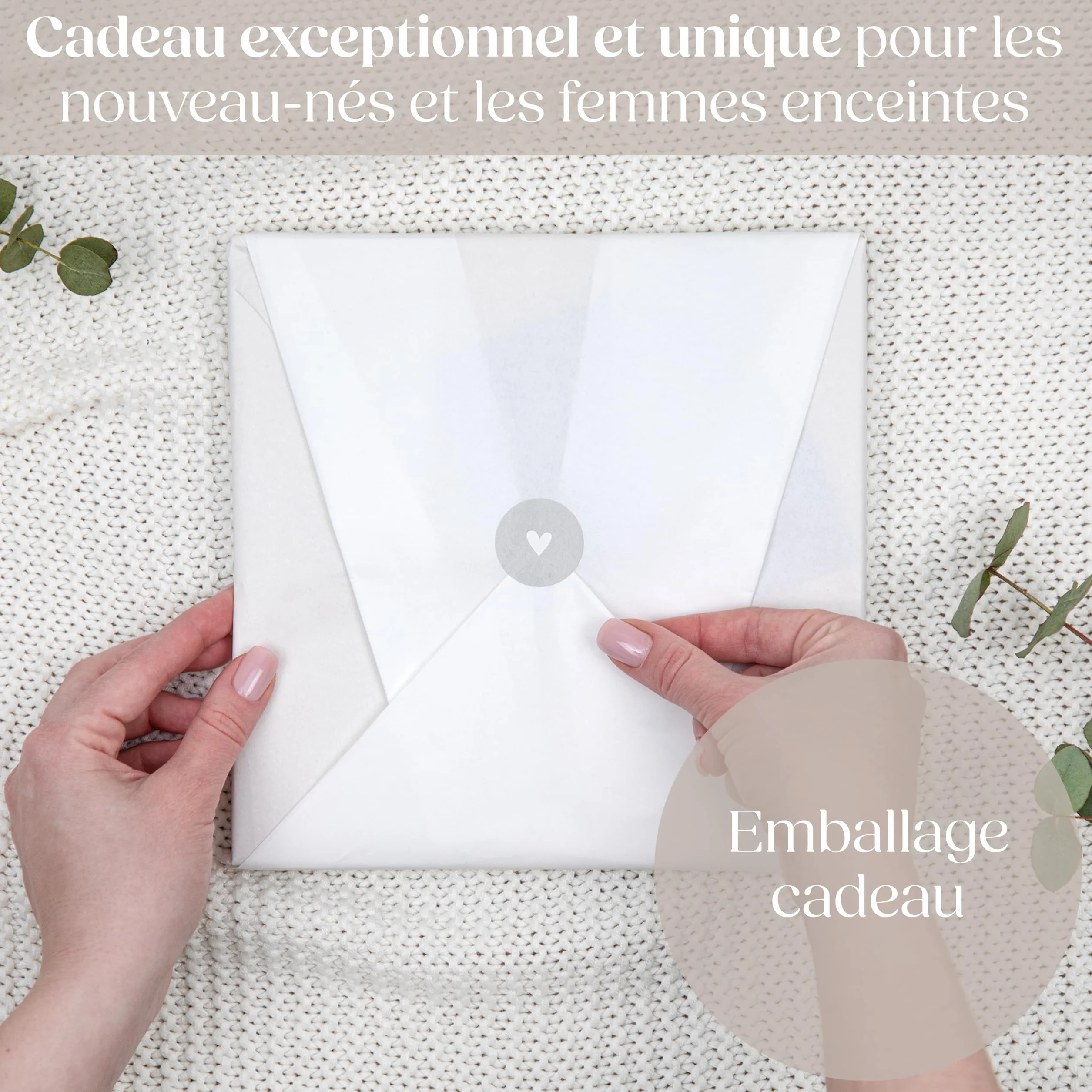 Livre de Naissance Bébé 76 Pages Stickers Dorés - Album Souvenir Photos Écrire Cadeau Fille Garçon