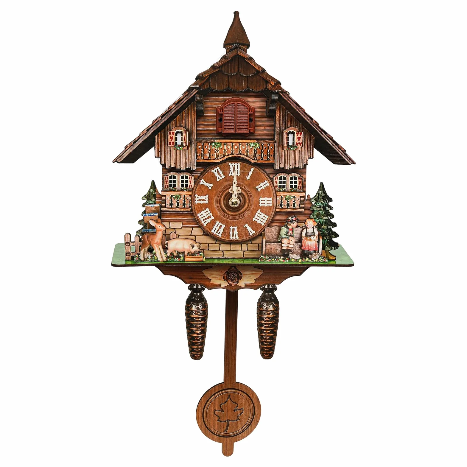 Horloge Coucou Murale Décorative pour Chambre Salon Bureau