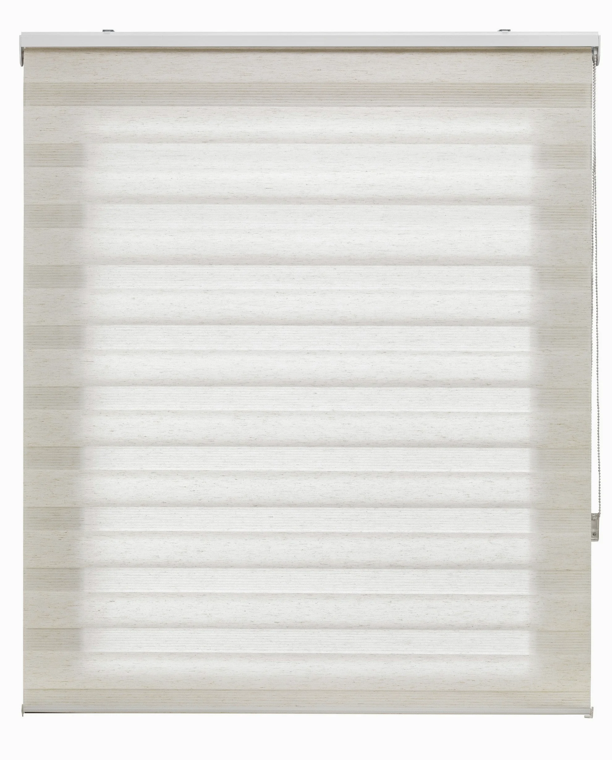Uniestor Basic store jour nuit, couleur Lin - store 140 x 250 cm (largeur x hauteur) | Taille du tissu 137 x 245 cm. Store enrouleur double