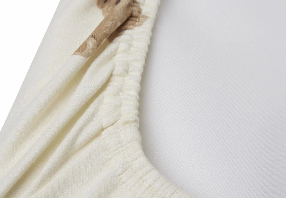 Jollein Housse de matelas à langer ours en peluche 50 x 70 cm 100% coton