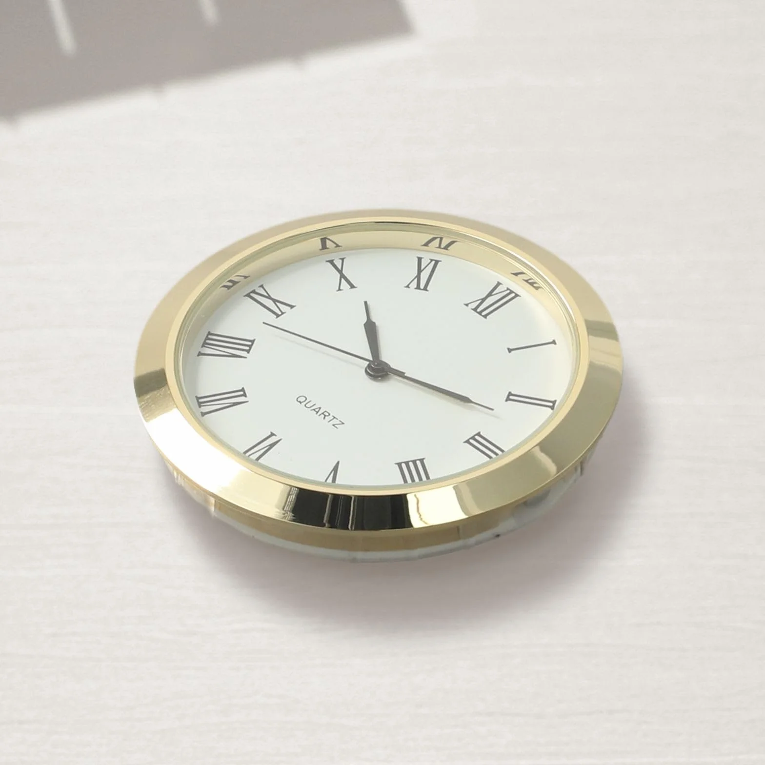 Mini horloge à quartz ronde 61 mm avec insert