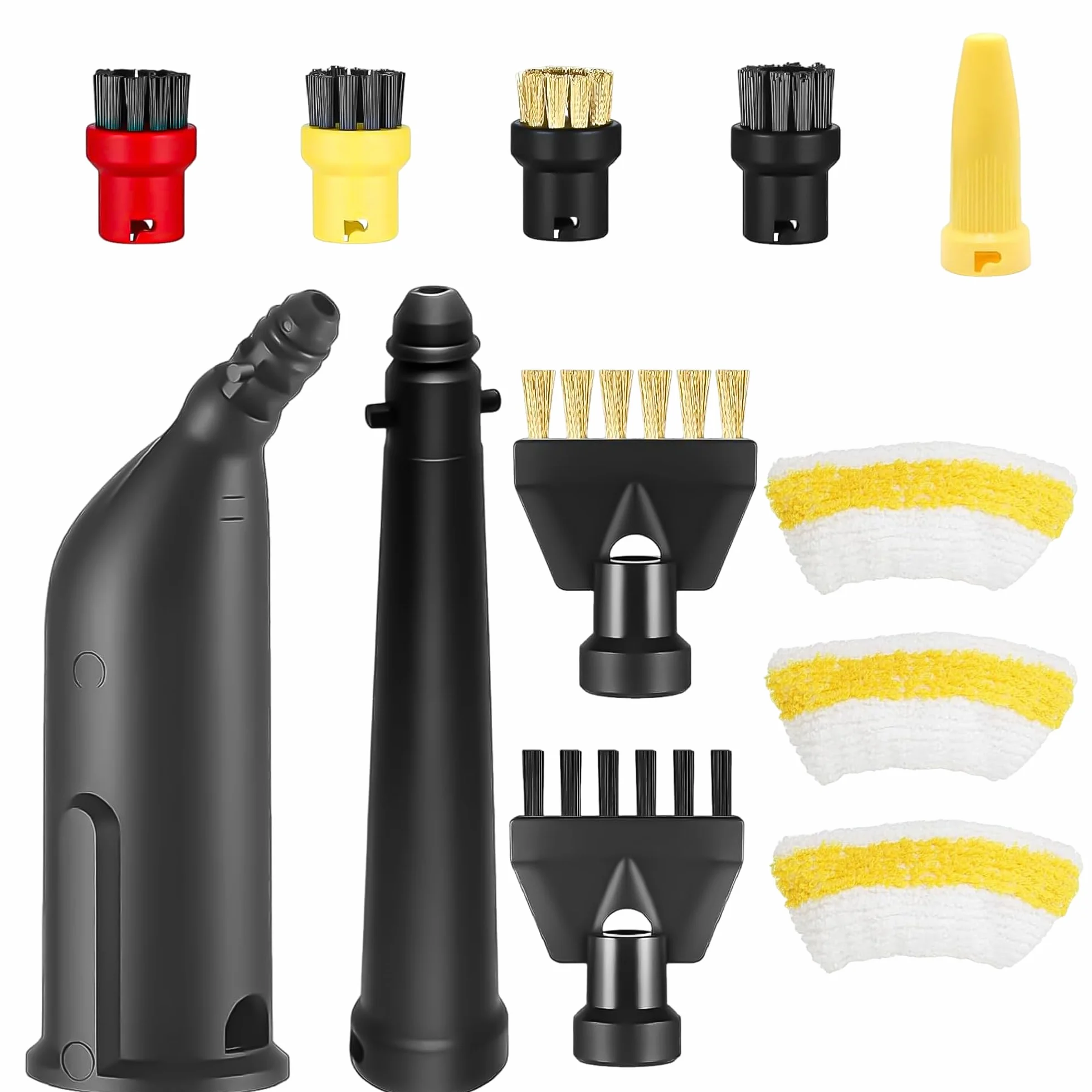 Kärcher Easyfix SC1 SC2 SC3 SC4 12 pièces accessoires nettoyeur vapeur brosse ronde brosse plate buse