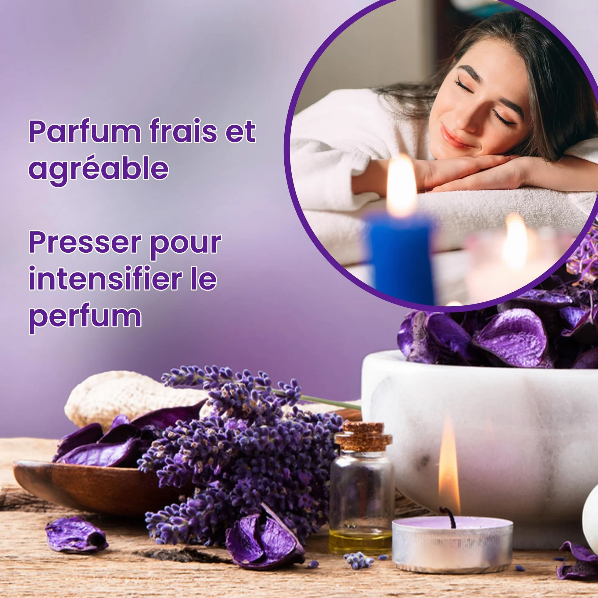 Sachets de Lavande Séchée pour Maison et Voiture – Sachet Lavande Armoire Désodorisant Naturel Antimites Longue Durée