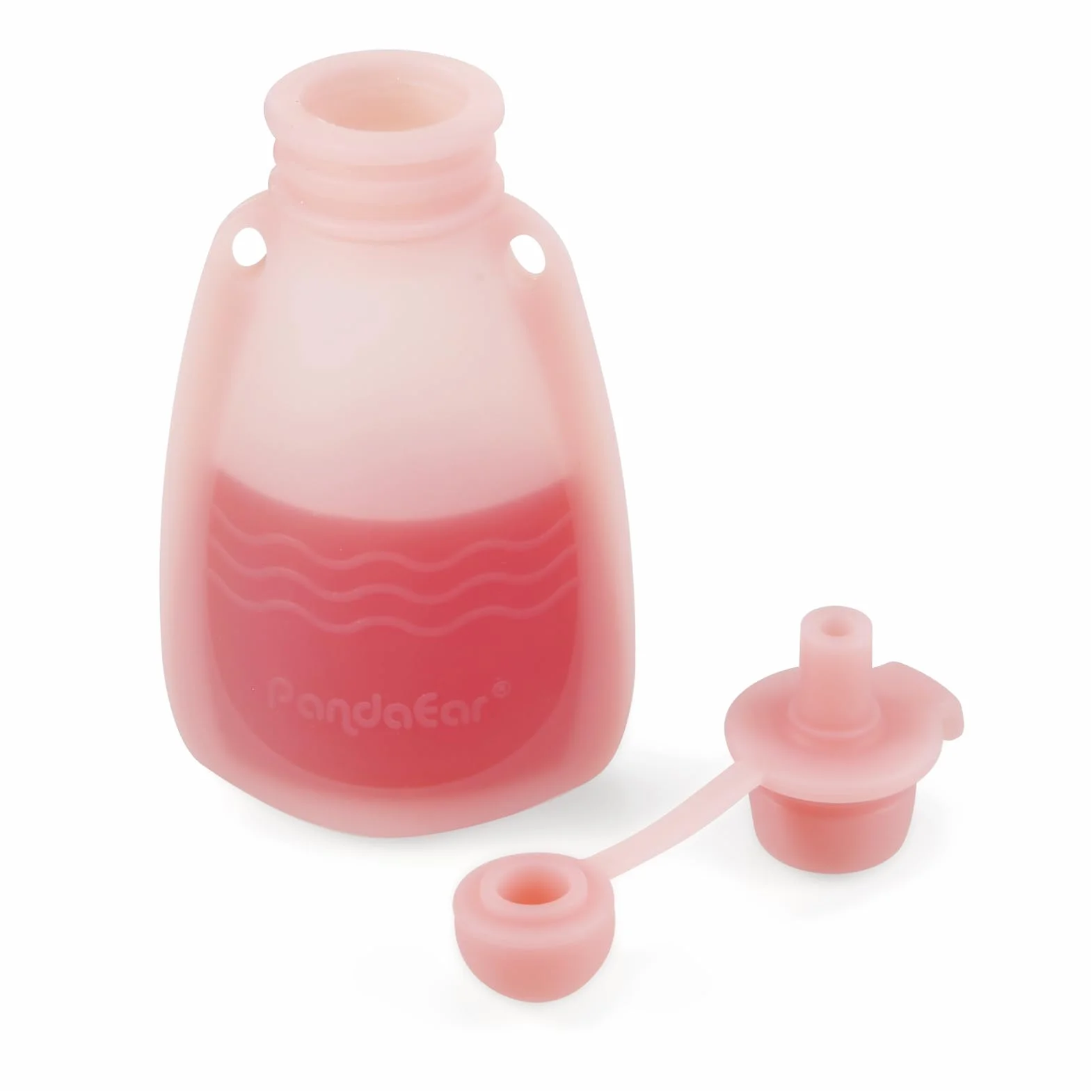 PandaEar Pochettes de Nourriture pour Bébé en Silicone Réutilisables, Lot de 7, 160 ml, sans BPA