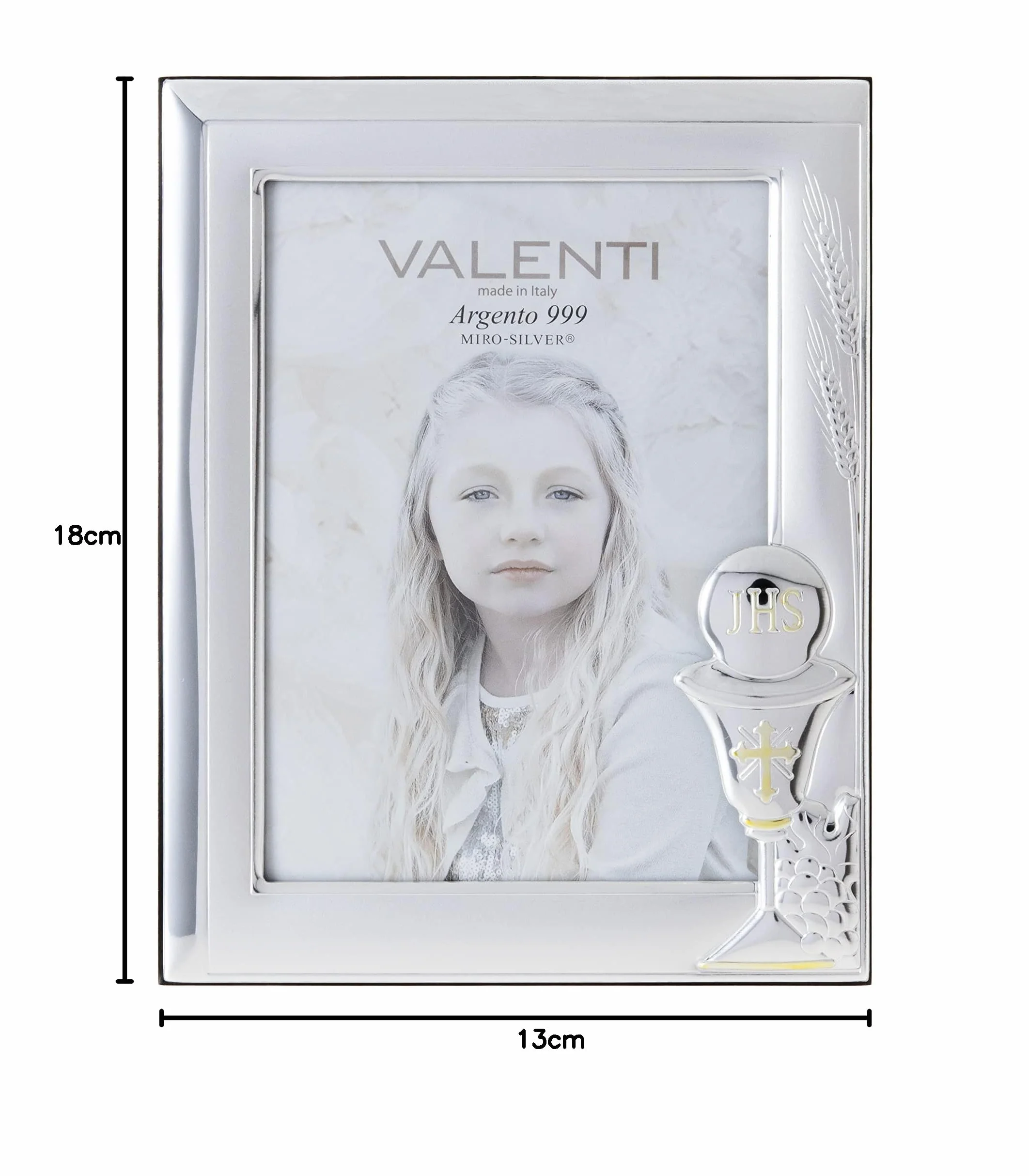 Cadre photo en argent 13 x 18 cm Valenti&Co