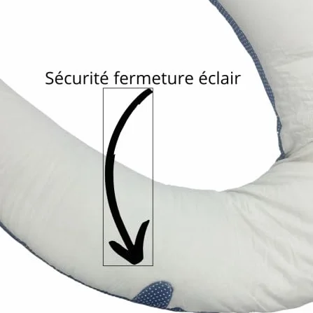 Coussin de Grossesse et d'Allaitement XXL OEKO-TEX Eco-bébé