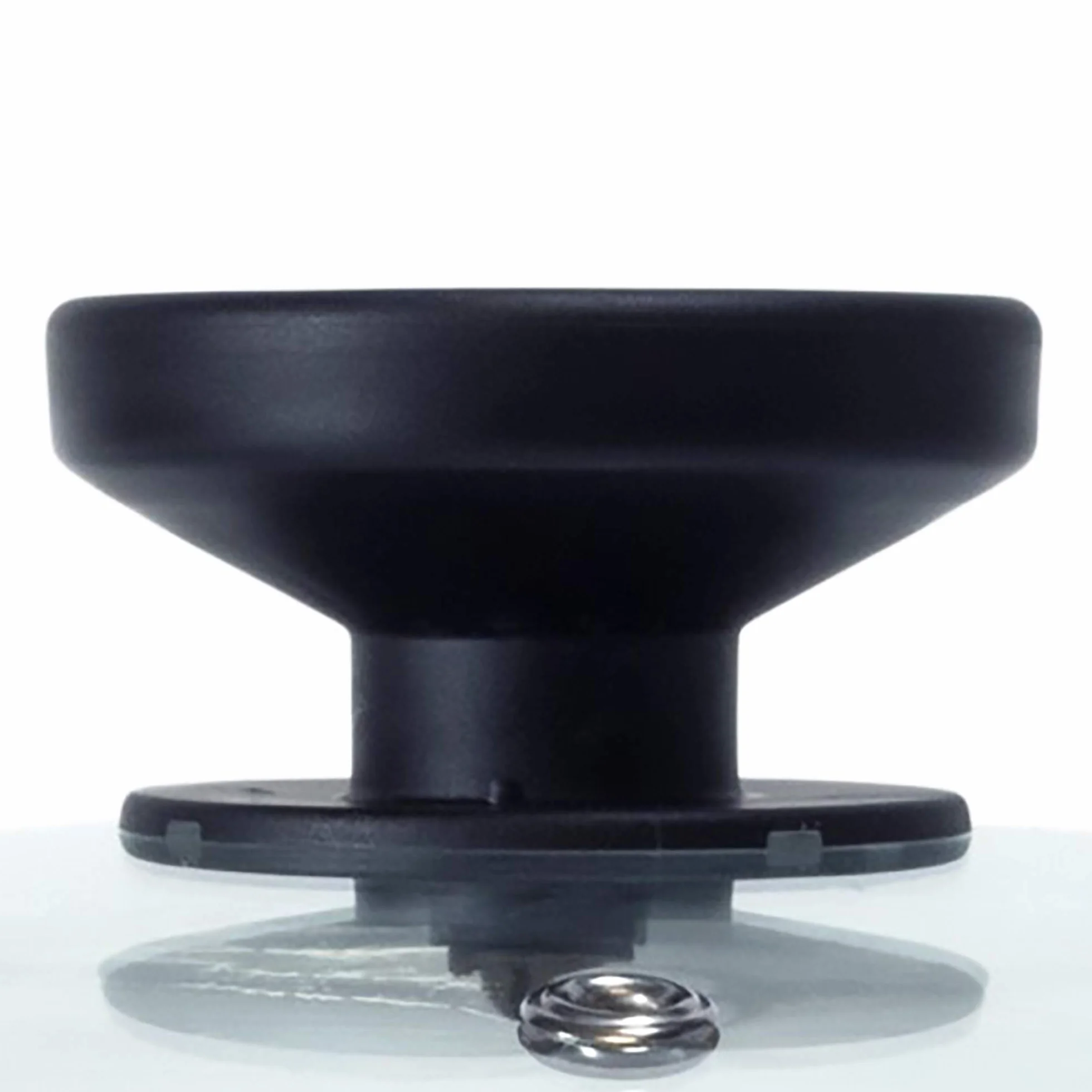 Alluflon Couvercle en Verre Trempé 24 cm, Rebord Acier Inoxydable, Résistant Haute Température