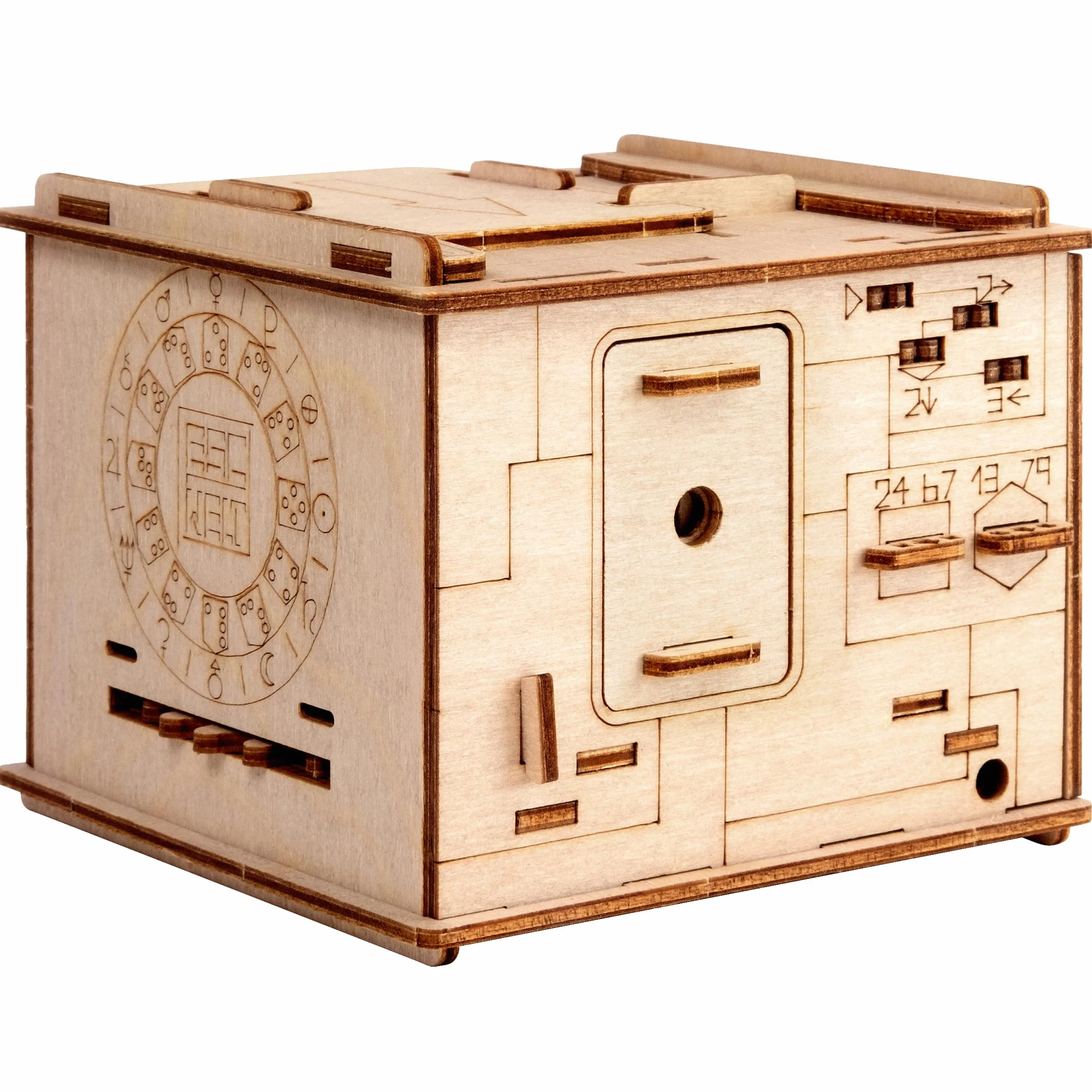 ESC WELT Space Box - Boîte d'énigmes en de Bouleau - Puzzles 3D pour Adultes - Casse-tête avancé en Bois pour Les Fêtes d'anniversaire et Les Soirées en Famille - Boîte à Puzzles en Bois