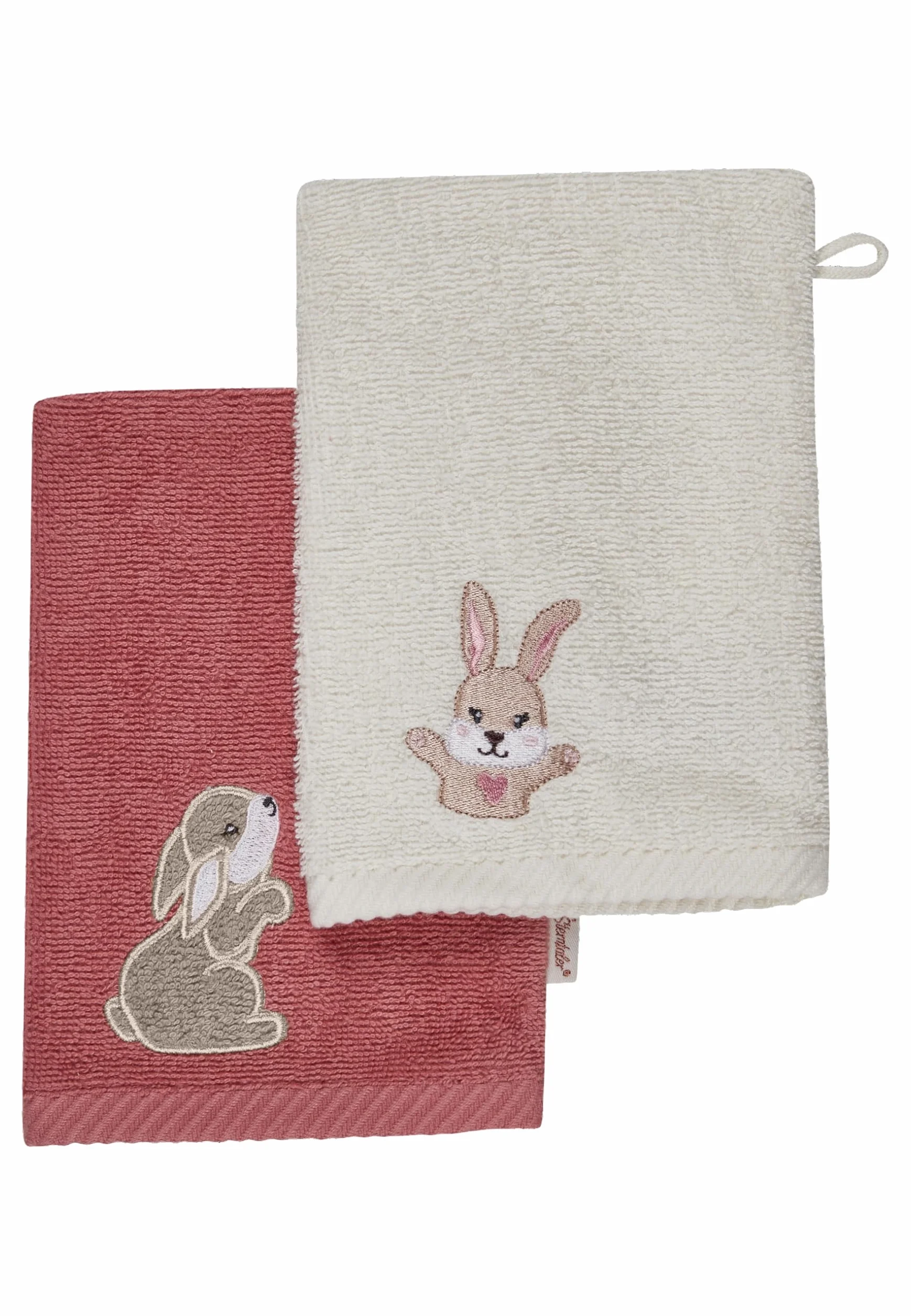 Hanni Lot de 2 Gants de Toilette