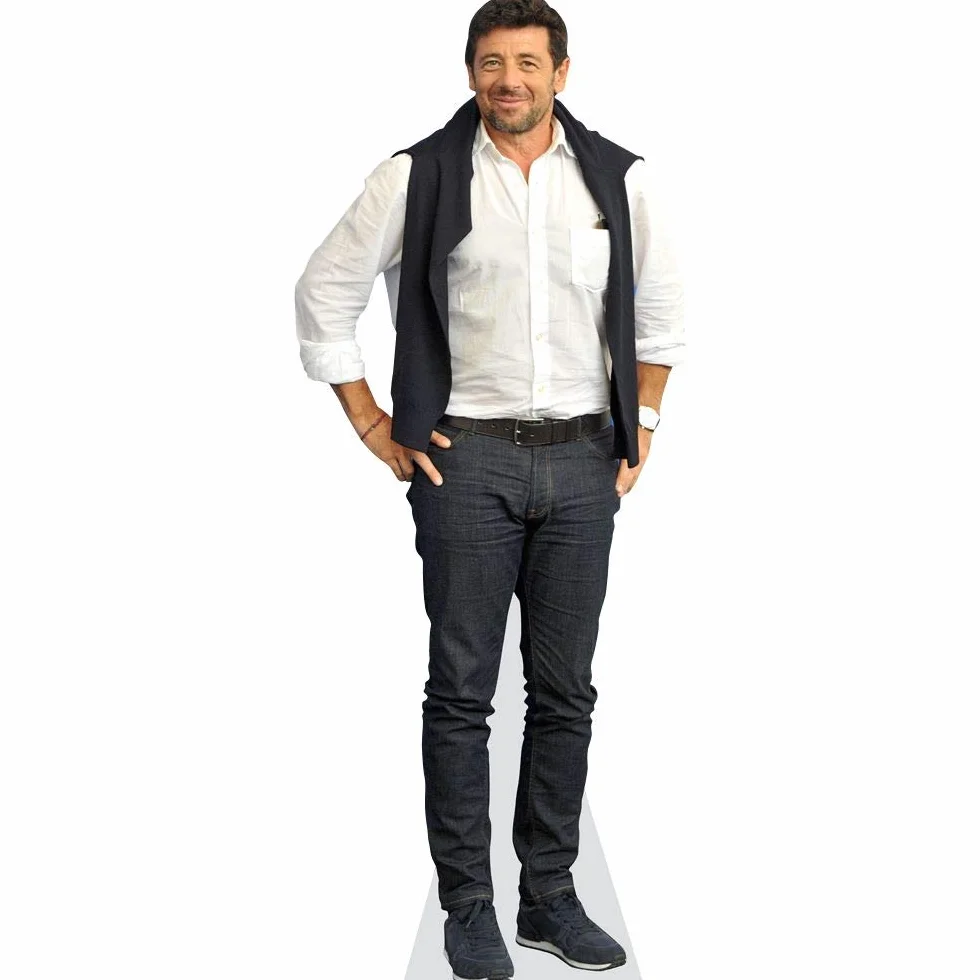 Patrick Bruel Silhouette en Carton Taille Mini