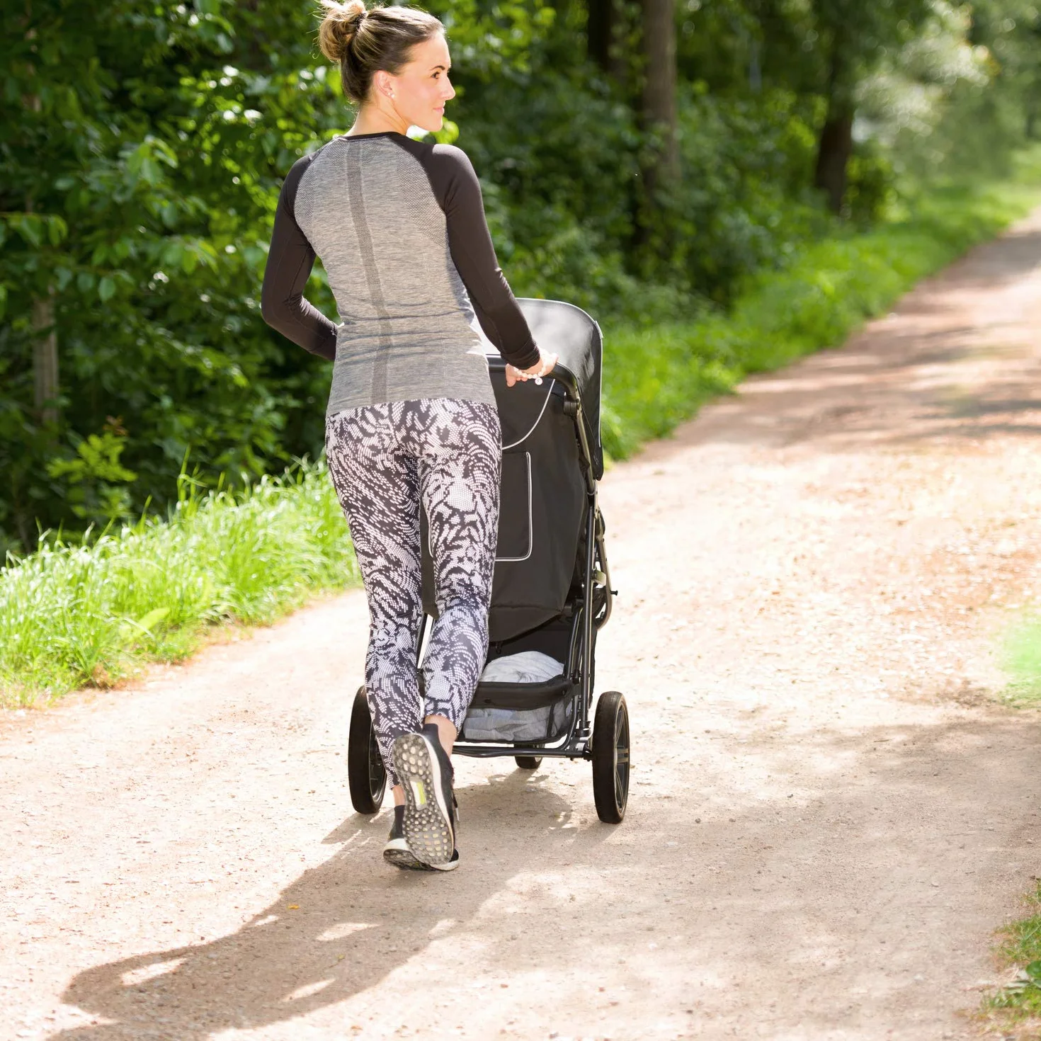 hauck Poussette Citadine Rapid 3 Noir, Jusqu'à 25 kg, Pliable compacte