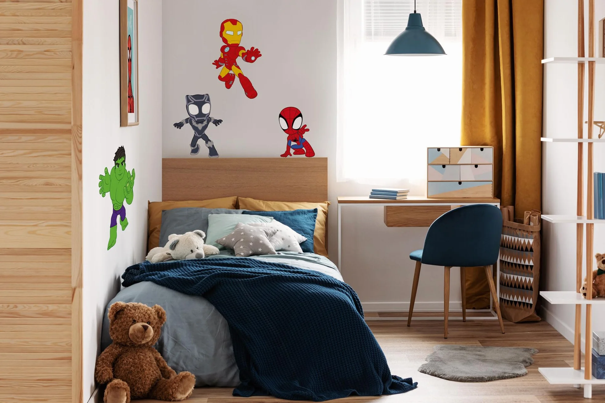 Komar Sticker mural Spidey and His Amazing Friends Power Group 50 x 70 cm Marvel