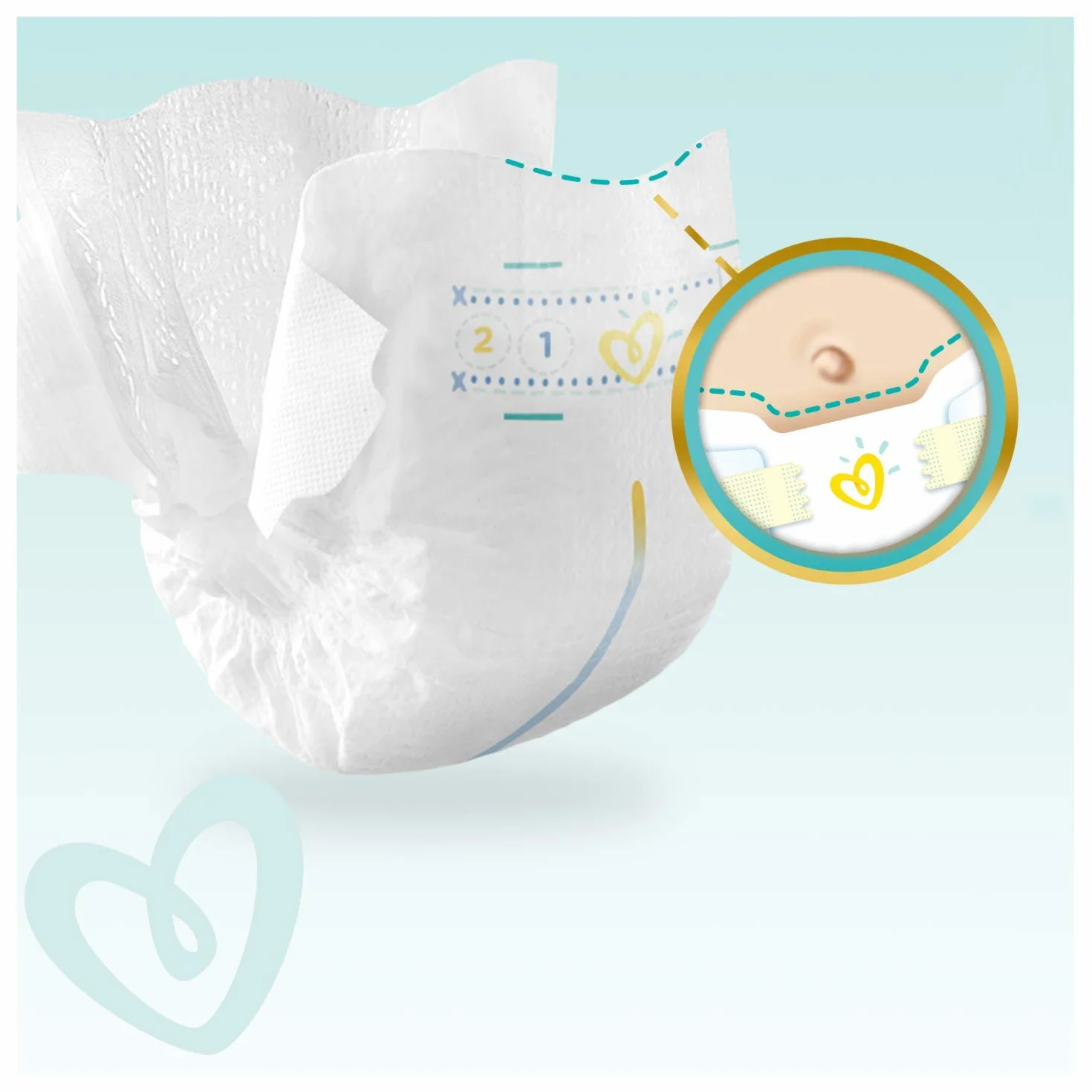 Pampers Protection Premium Taille 1 Couches 72 sztuk 2-5 kg