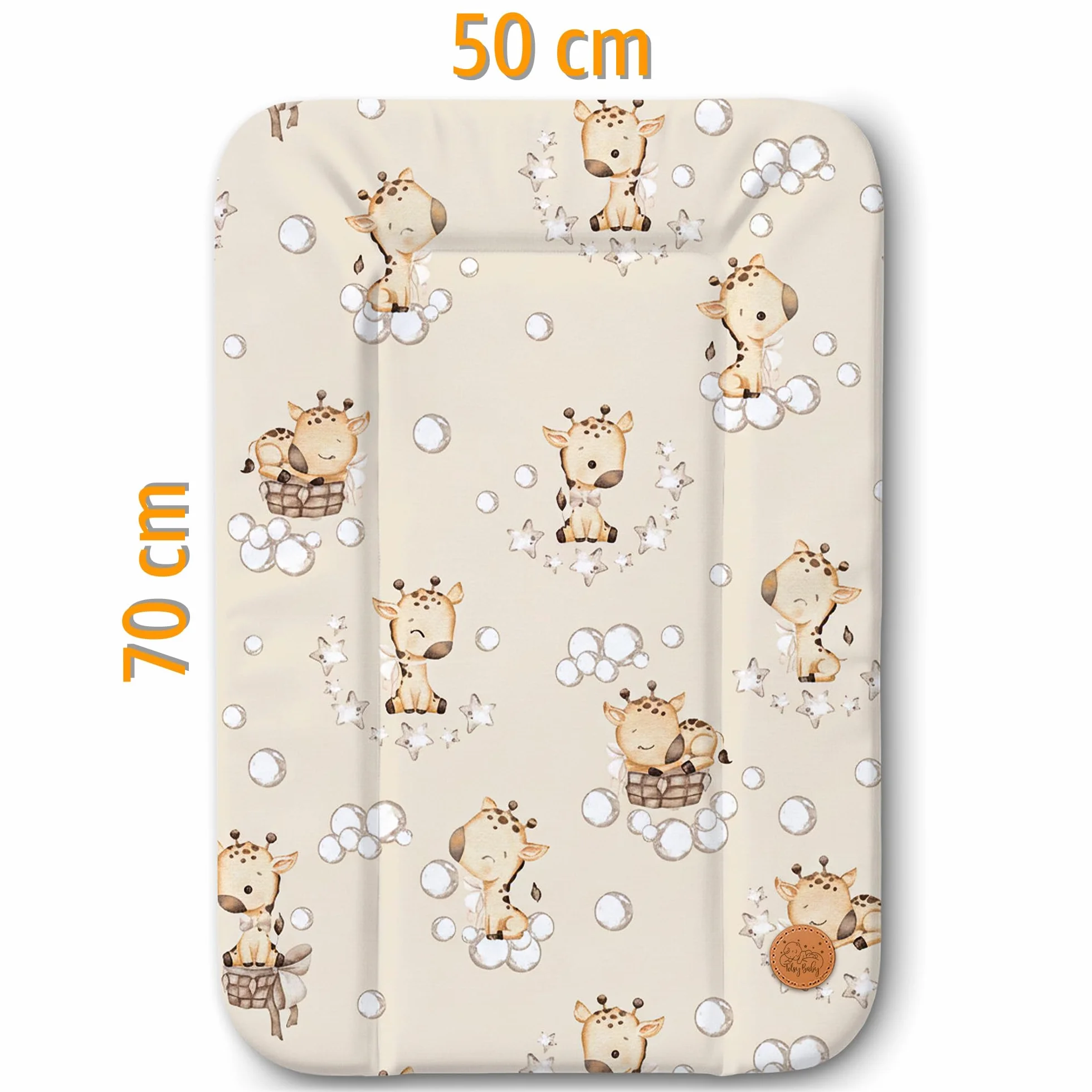 Matelas à langer bébé 70x50 cm Oeko-Tex imperméable facile à nettoyer pour table à langer