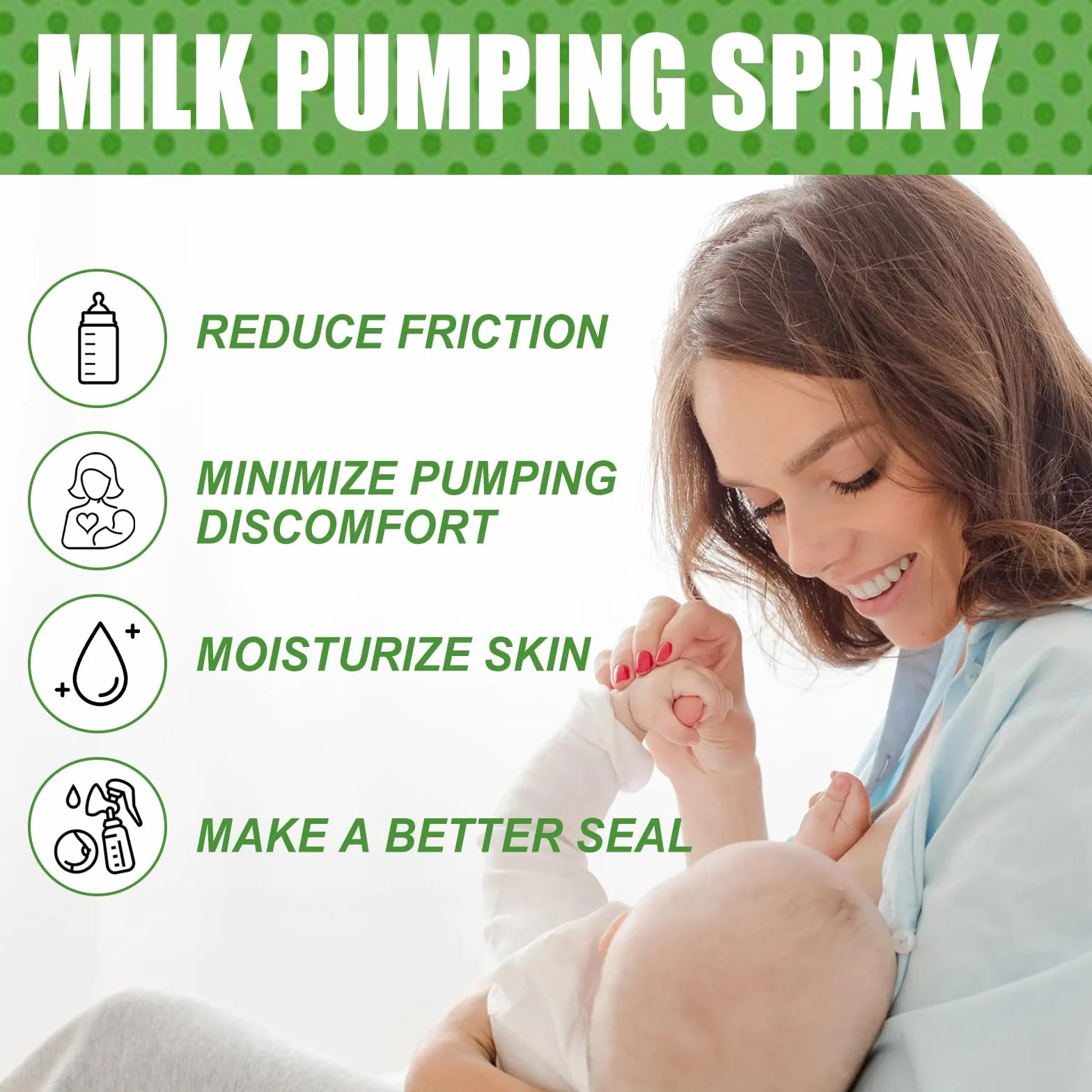 Spray Apaisant pour Mamelons Allaitement Soin Fissures Douleurs