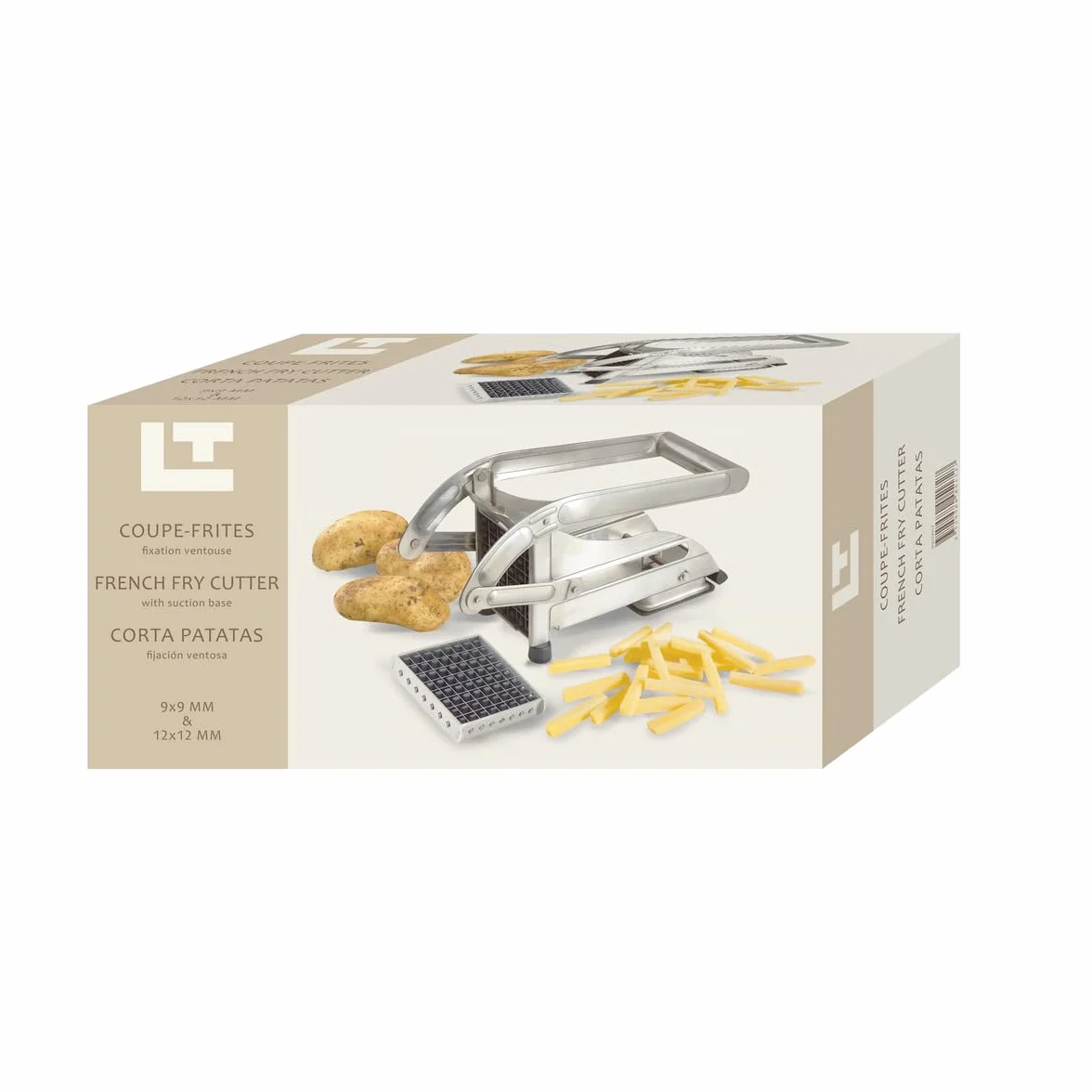 Louis Tellier Coupe-Frites Ménager Inox 2 Couteaux