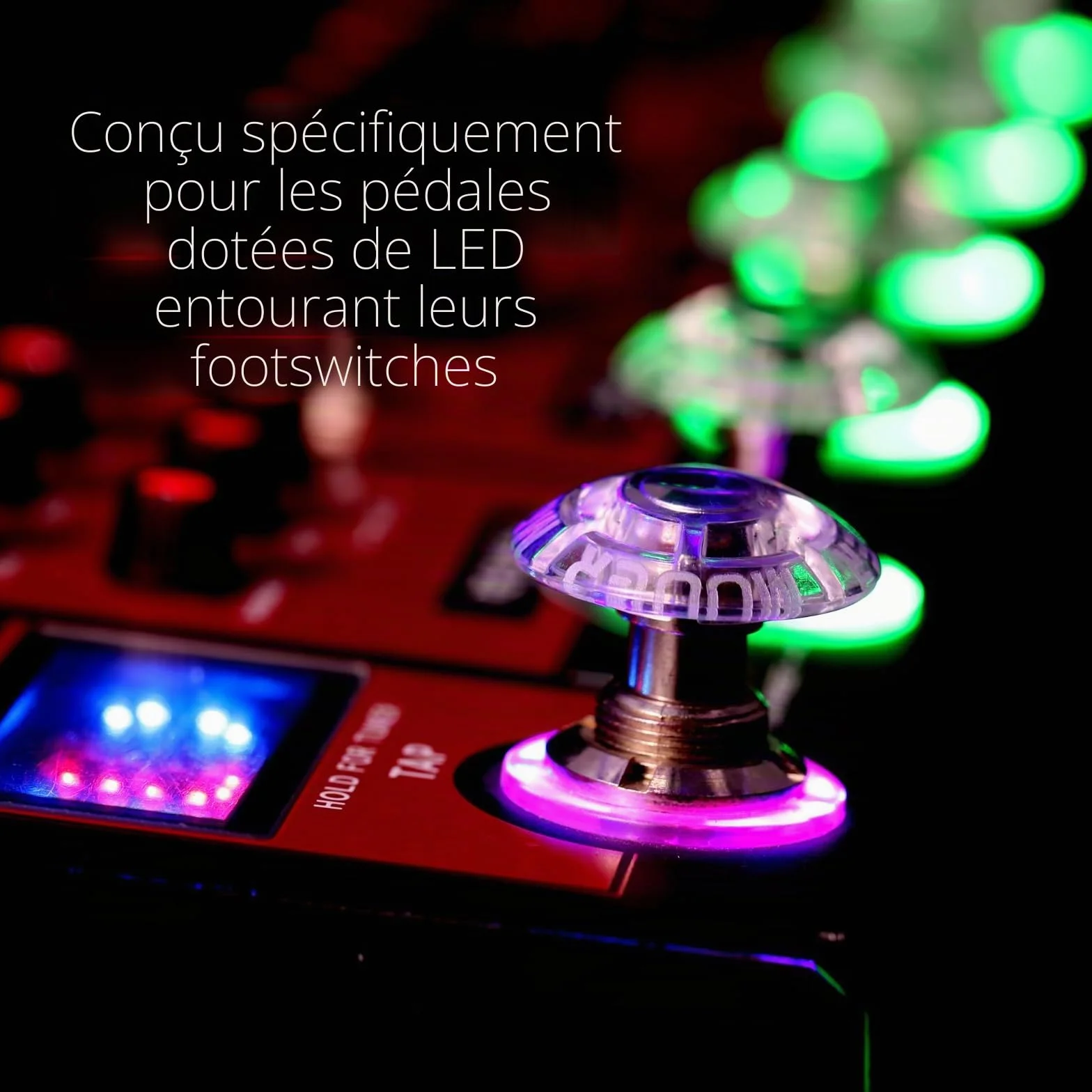 Mooer Lot de 10 décorations pour interrupteur à pied