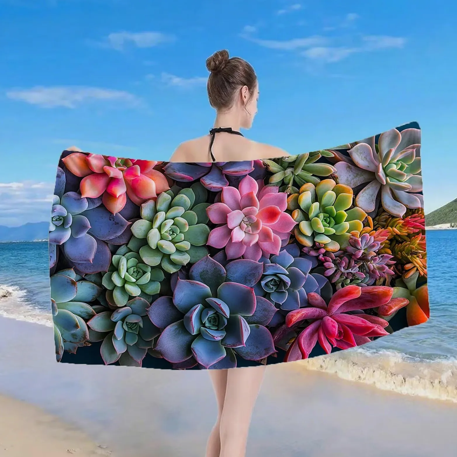 Serviette de Plage XXL 220x100 cm Anti Sable et Séchage Rapide Microfibre Drap de Plage Serviette de Bain Grande Taille Drap de Bain pour Homme Femme Voyages Natation Camping Pique Nique Usine S-586