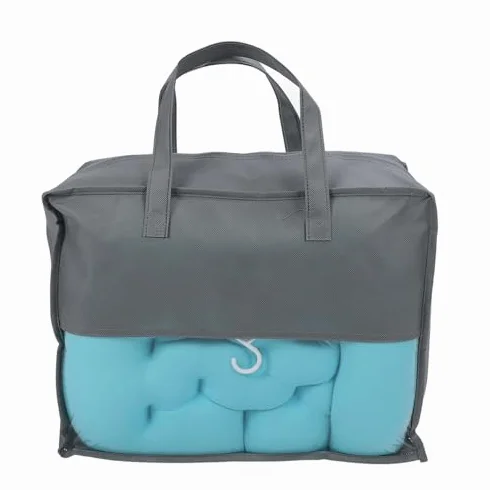 Ejoyous Oreiller de Baignoire Corps Entier, Tapis de Baignoire avec Oreiller Tapis à Bulles Oreiller de Baignoire Cou avec Ventouses Fortes Antidérapant Amovible Lavable (Blue)
