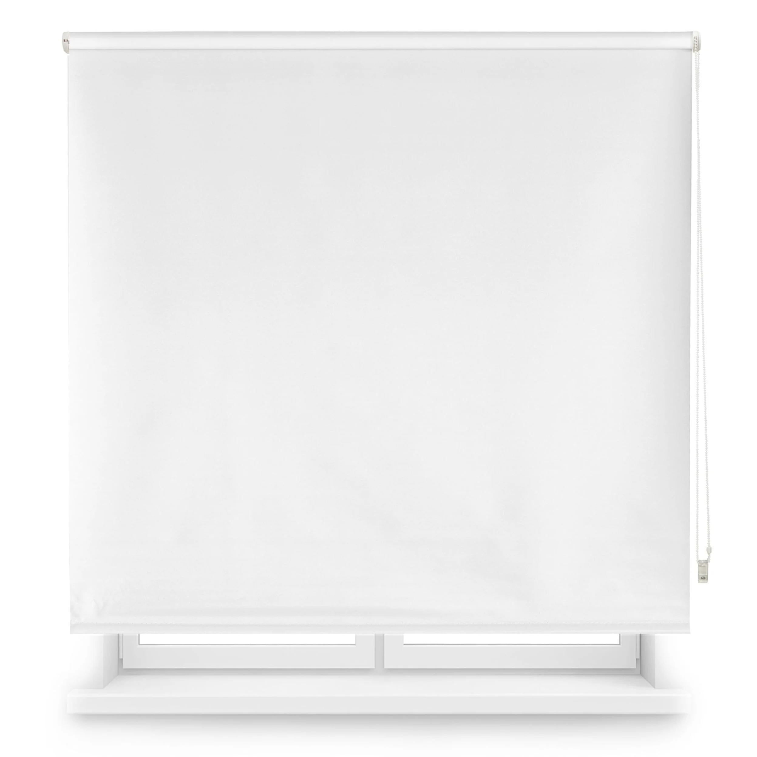 Blindecor Store enrouleur occultant de qualité supérieure sur mesure - Couleur blanc cassé 90 x 165 cm - Dimensions du tissu 87 x 160 cm - Store enrouleur occultant avec tube de 38 mm - Plus résistant