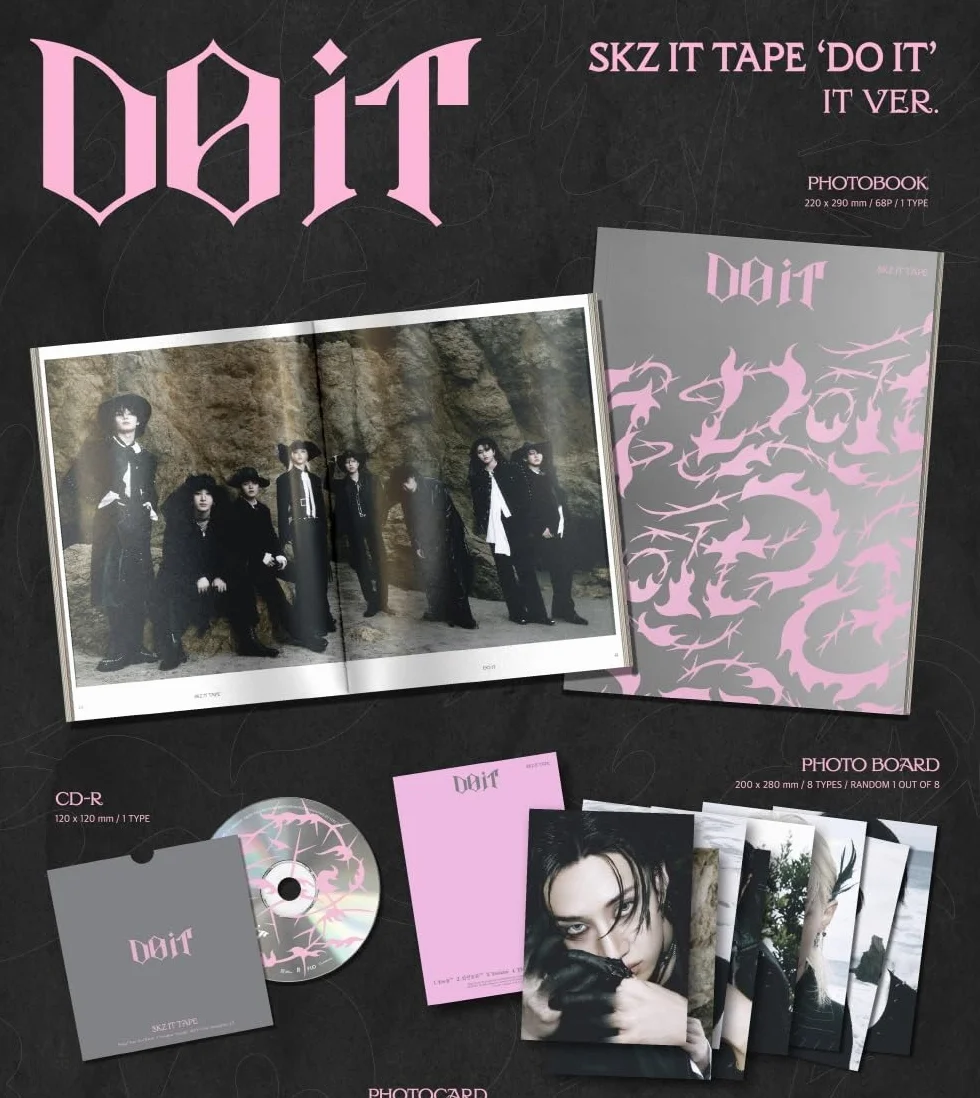 Stray-Kids Skz It Tape Do It [IT ver.] Album Pre-Order Gift