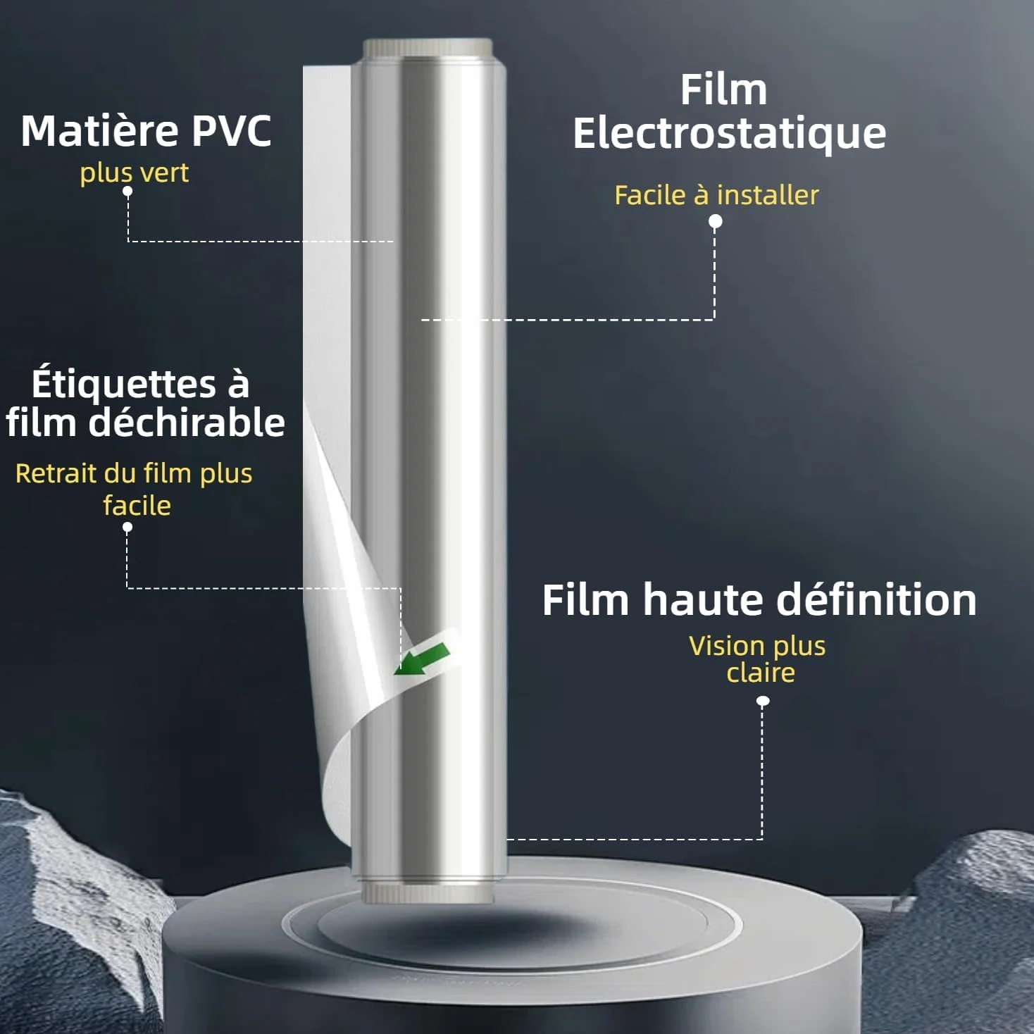 Film Miroir pour fenetre Anti Regard Anti UV avec Kit de Pose Film occultant Fenêtre Bon Effet Miroir Protection de la Vie privée pour Maison Bureau Magasin (Argenté, 90X600(cm))