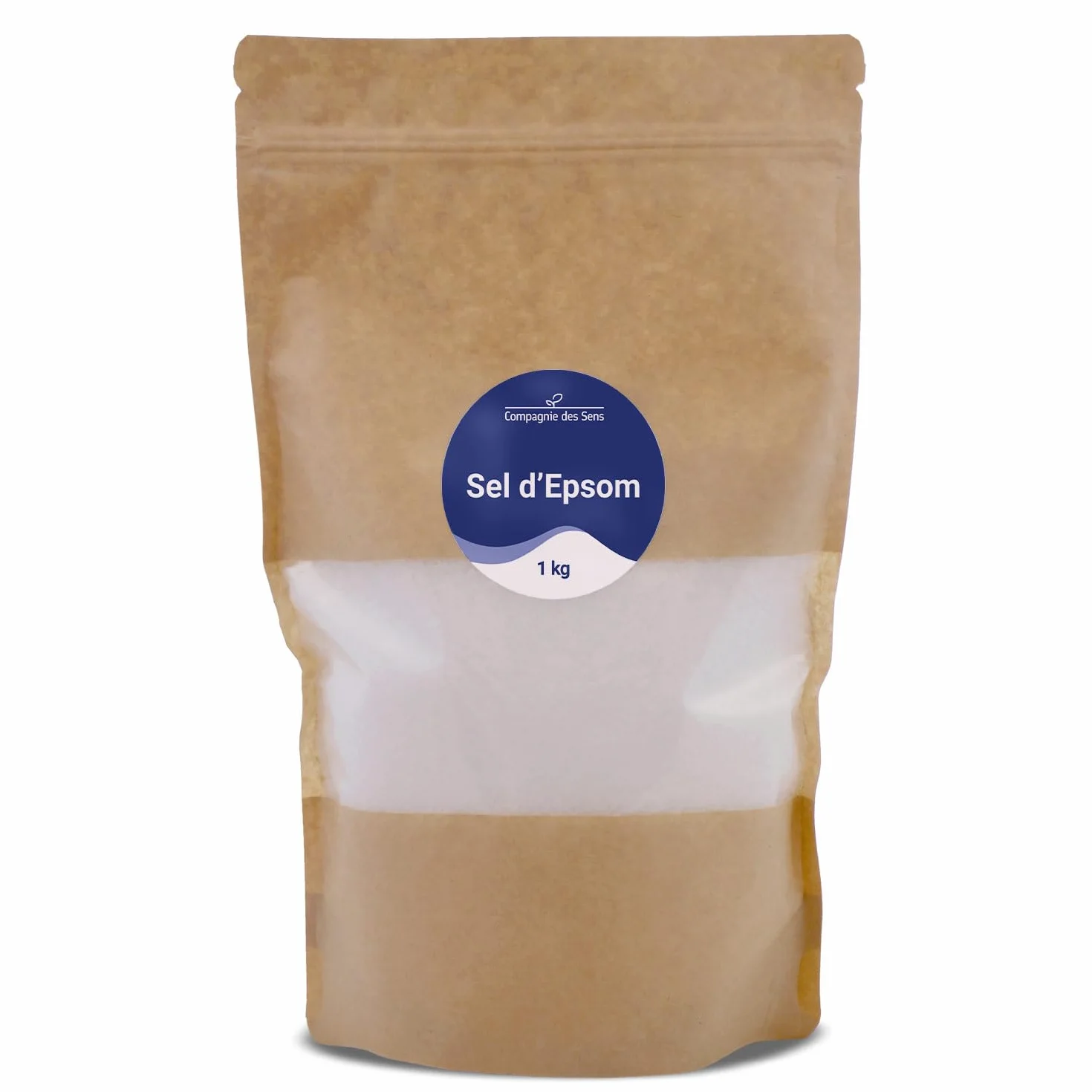 Sel d'Epsom 1kg pour le bain, gommages, bain de pieds