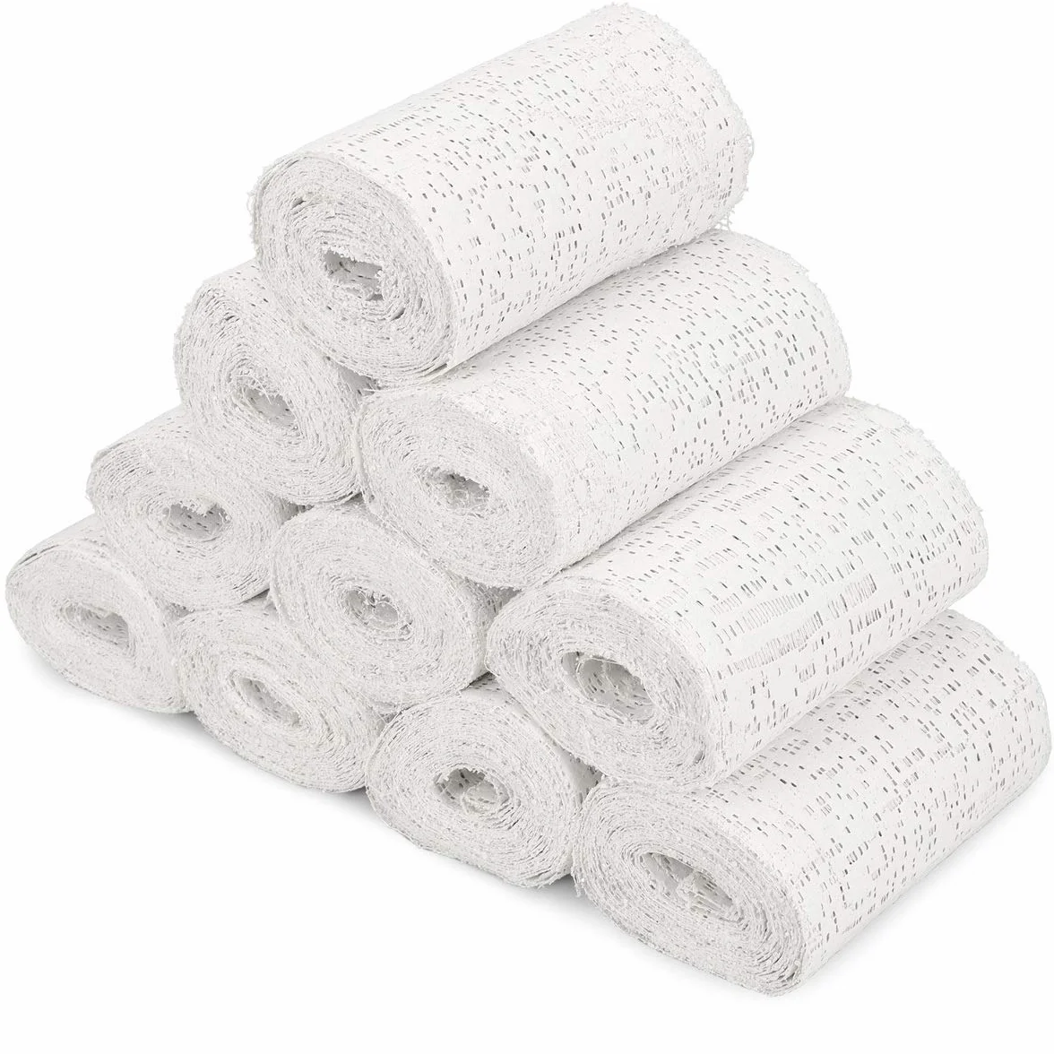 Lot de 10 bandages en plâtre pour ventre de grossesse - Séchage rapide 5 cm x 3 m