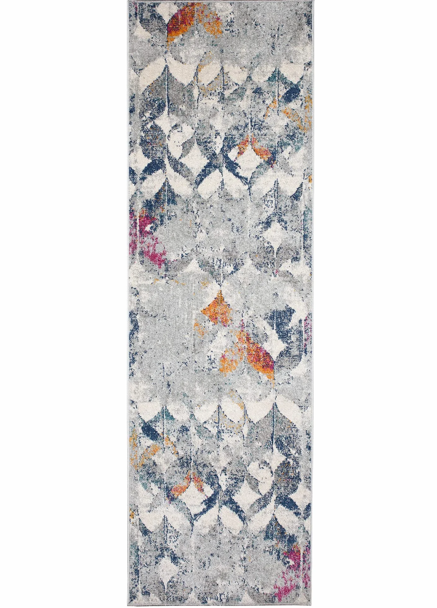 Mazovia Tapis de Couloir Couloir 70x375cm Anthracite Gris Abstrait Doux | Tapis de Couloir pour Cuisine Buanderie Chambre Entrée Chauffage au Sol Facile D'entretien Poils Courts Long Vendu au Mètre
