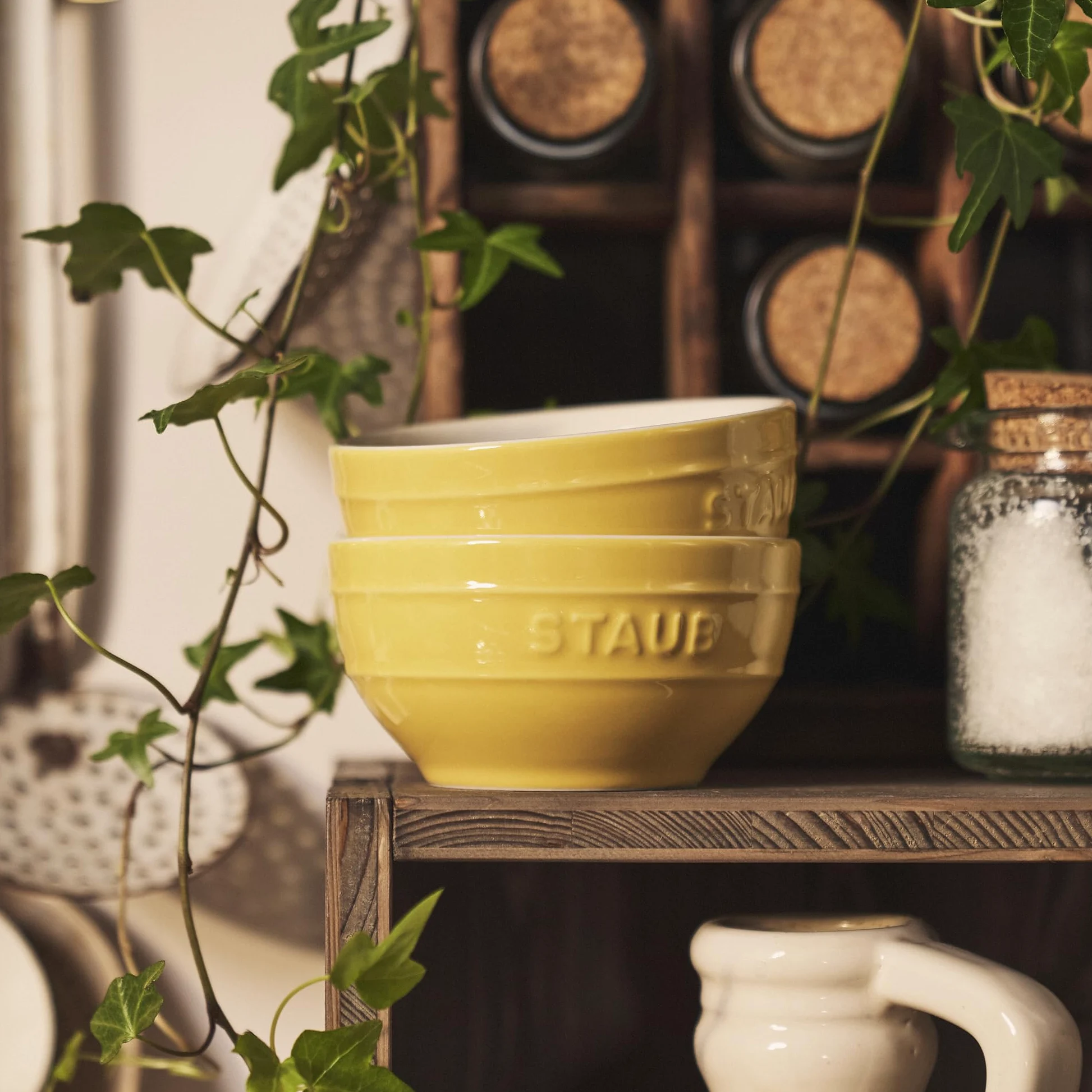 STAUB Lot de 2 ramequins universels en céramique Citron