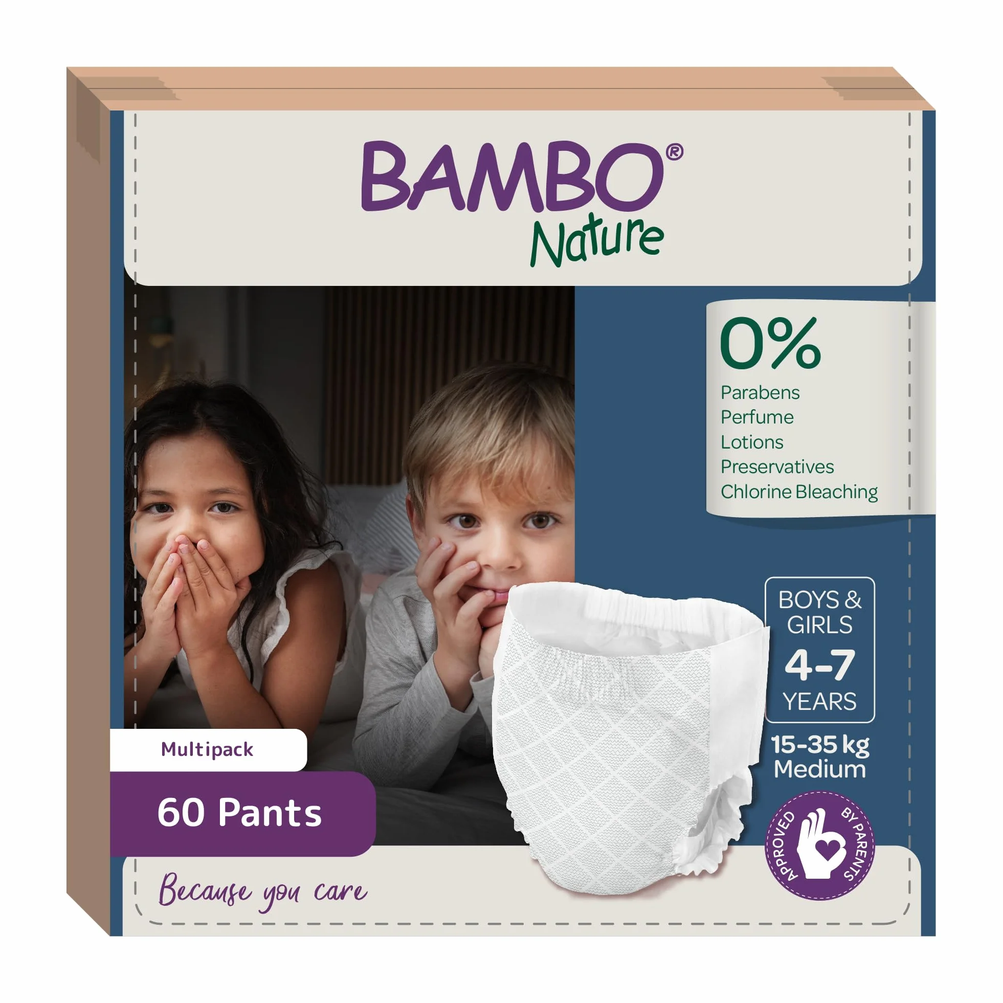 Bambo Nature Dreamy Night 60 couches écologiques 15-35 kg 4-7 ans