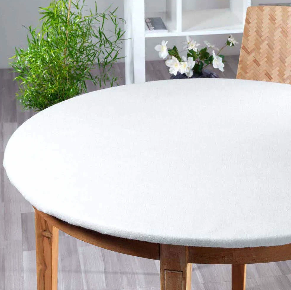 Protège-table ROTONDO en coton 470 g/m², Nappe pour table (de 140 cm à 160 cm)