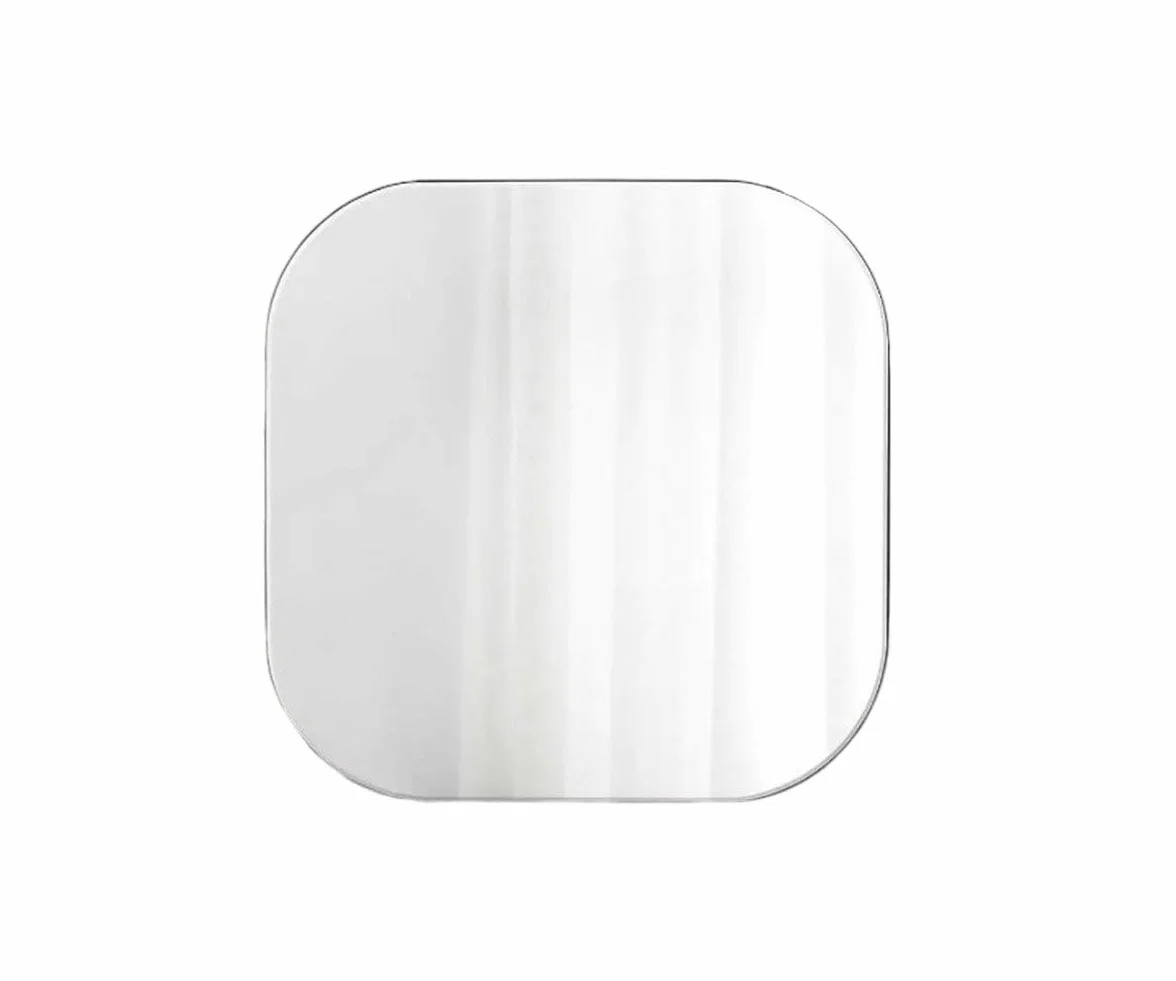 Miroir adhésif carré 40 x 40 cm 4 pièces autocollant porte