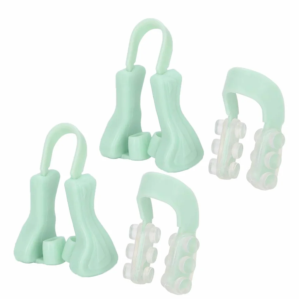 Clip De Nez En Silicone Portable Pont De Nez Vert Redressant Shaper Pour Hommes Et Femmes
