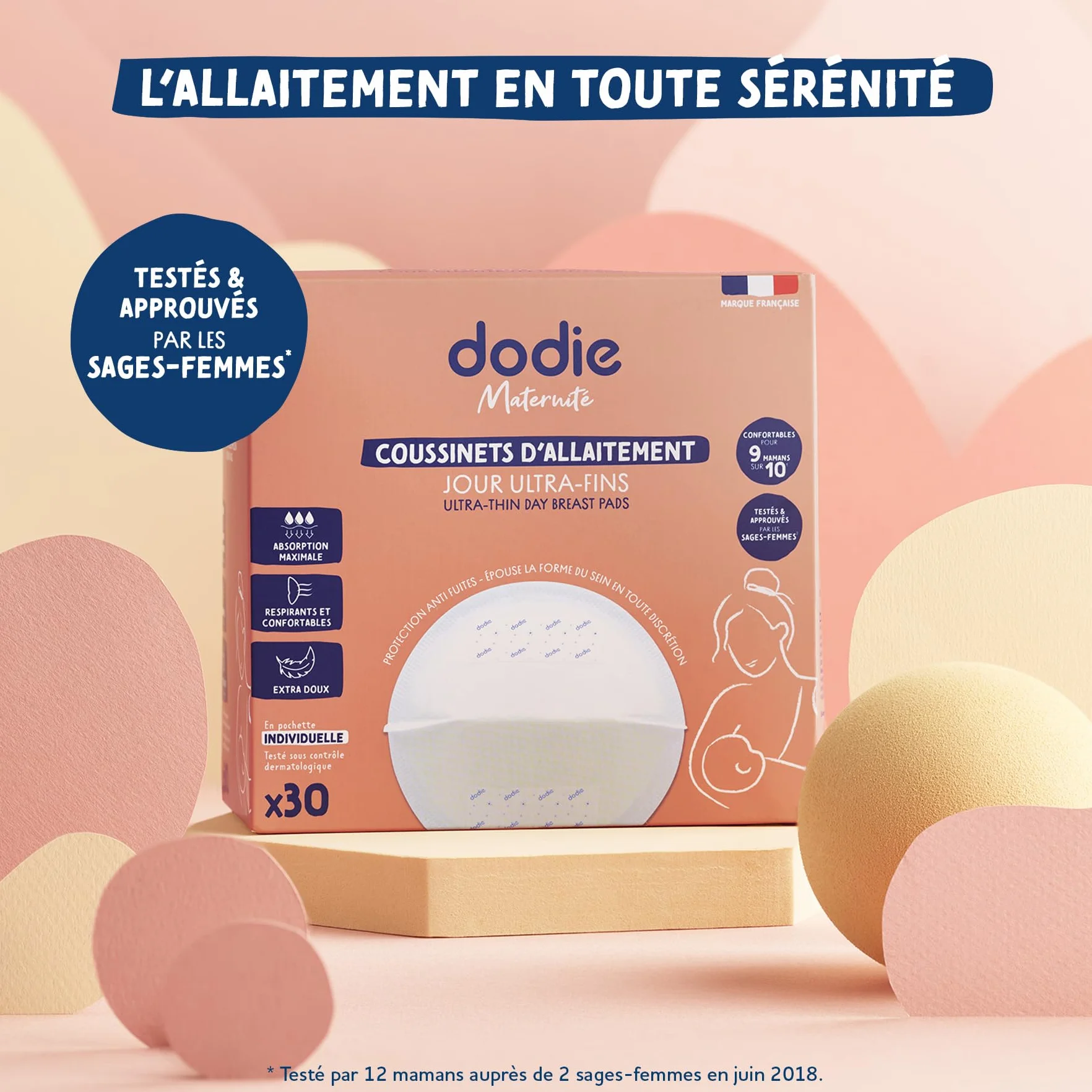Dodie Coussinets d'allaitement Jour 30