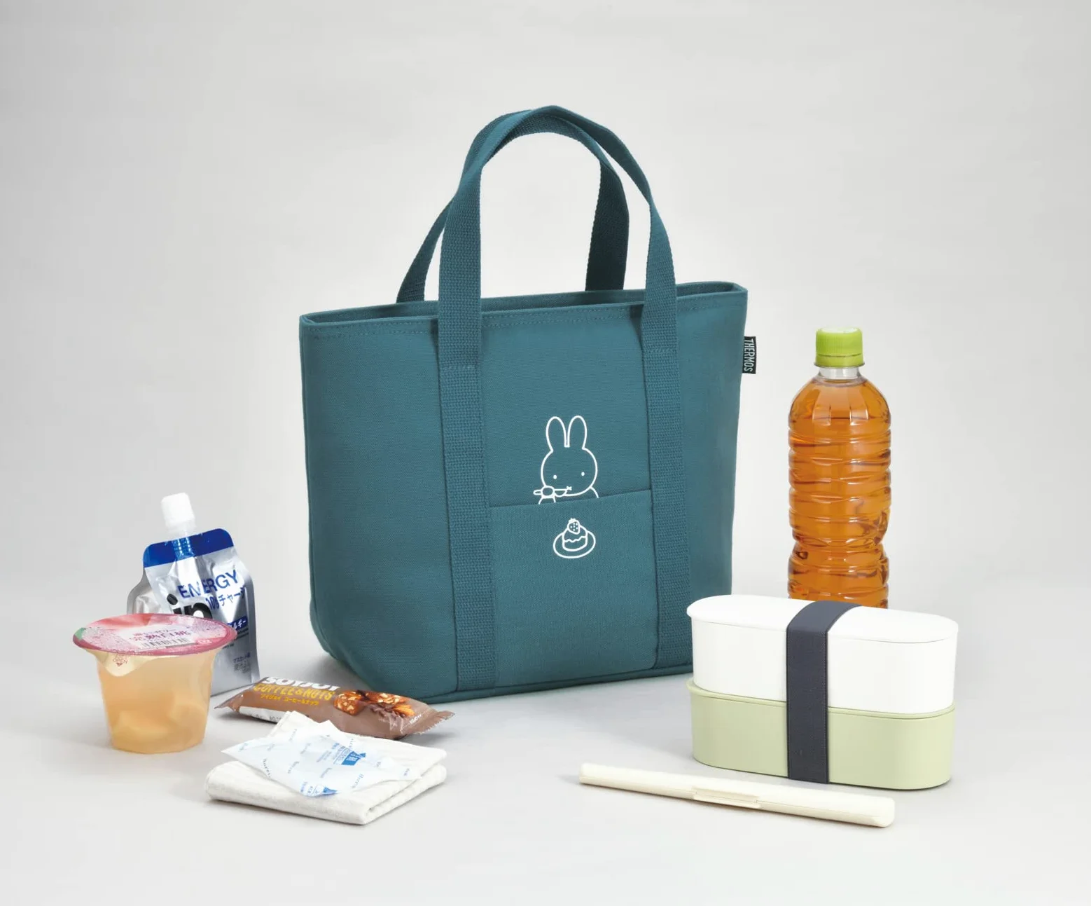Thermos RFF-007B BGY Insulated Lunch Bag, 2.5 gal (7 L), Miffy Blue Gray