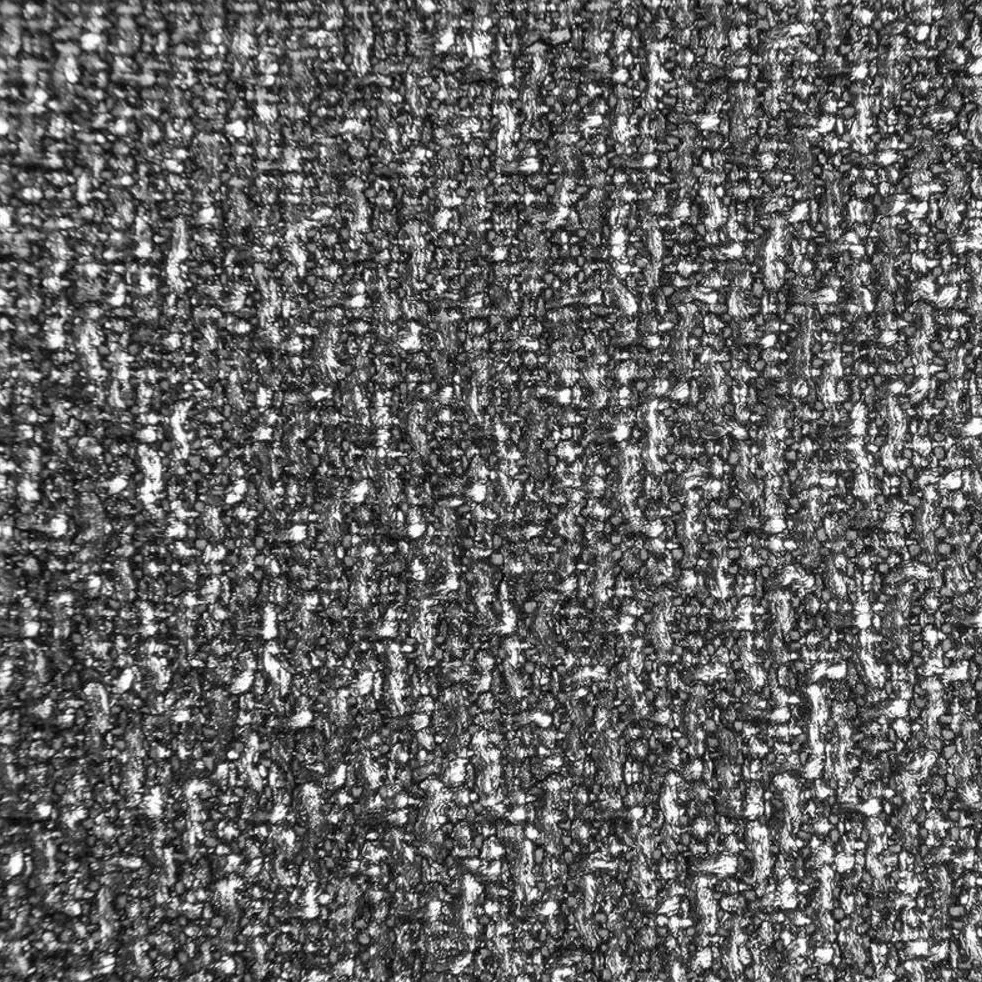 Eurofirany Rideau doré argenté avec Galon fronceur à œillets - Or argenté Noir Brillant (Argent Brillant, 140 x 250 cm - Rideau à œillets)
