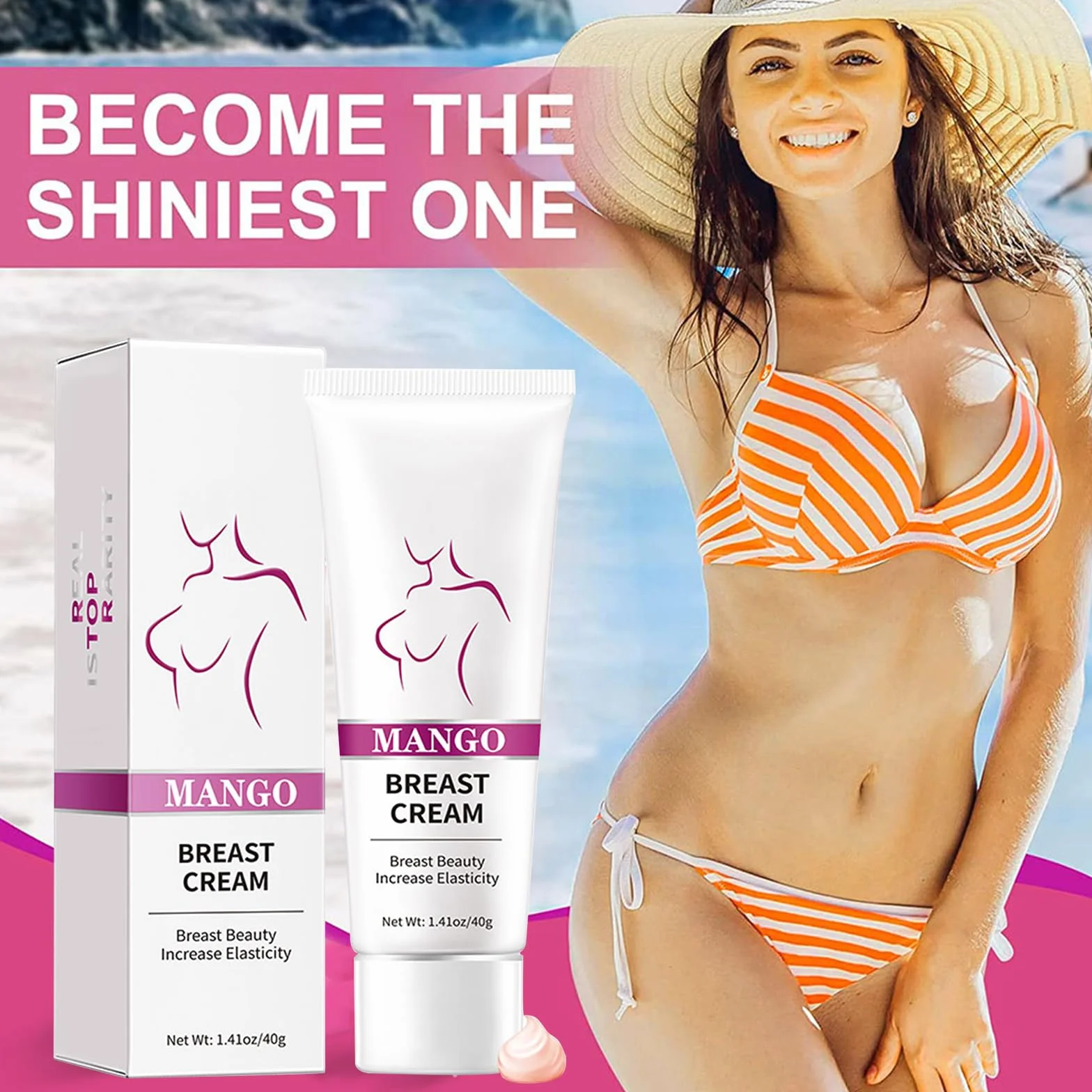 Crème d'amélioration de la Poitrine 40g Augmentante Hydratante Raffermissante Lifting Massage