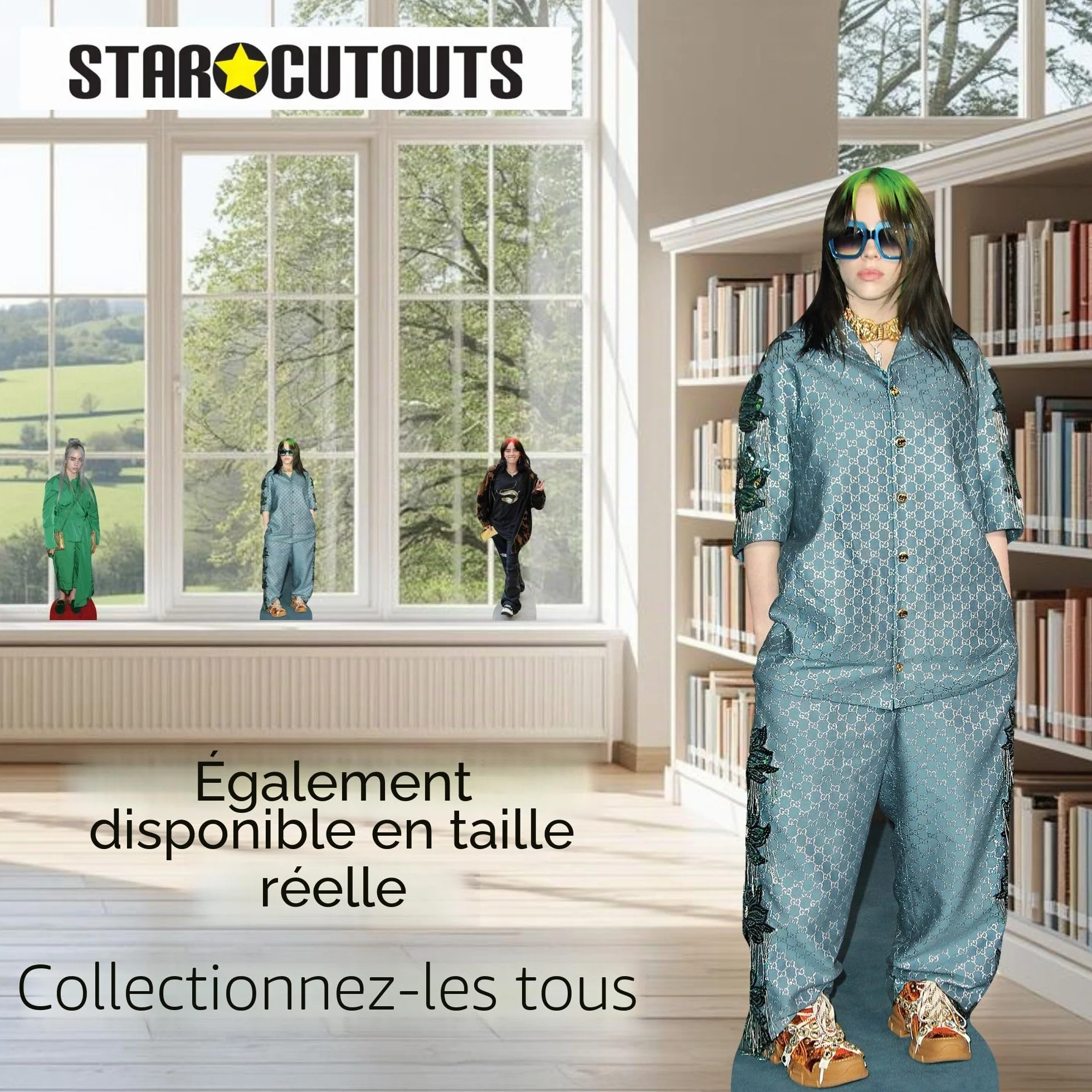 Billie Eilish Star Cutouts Découpes en Carton 31 cm