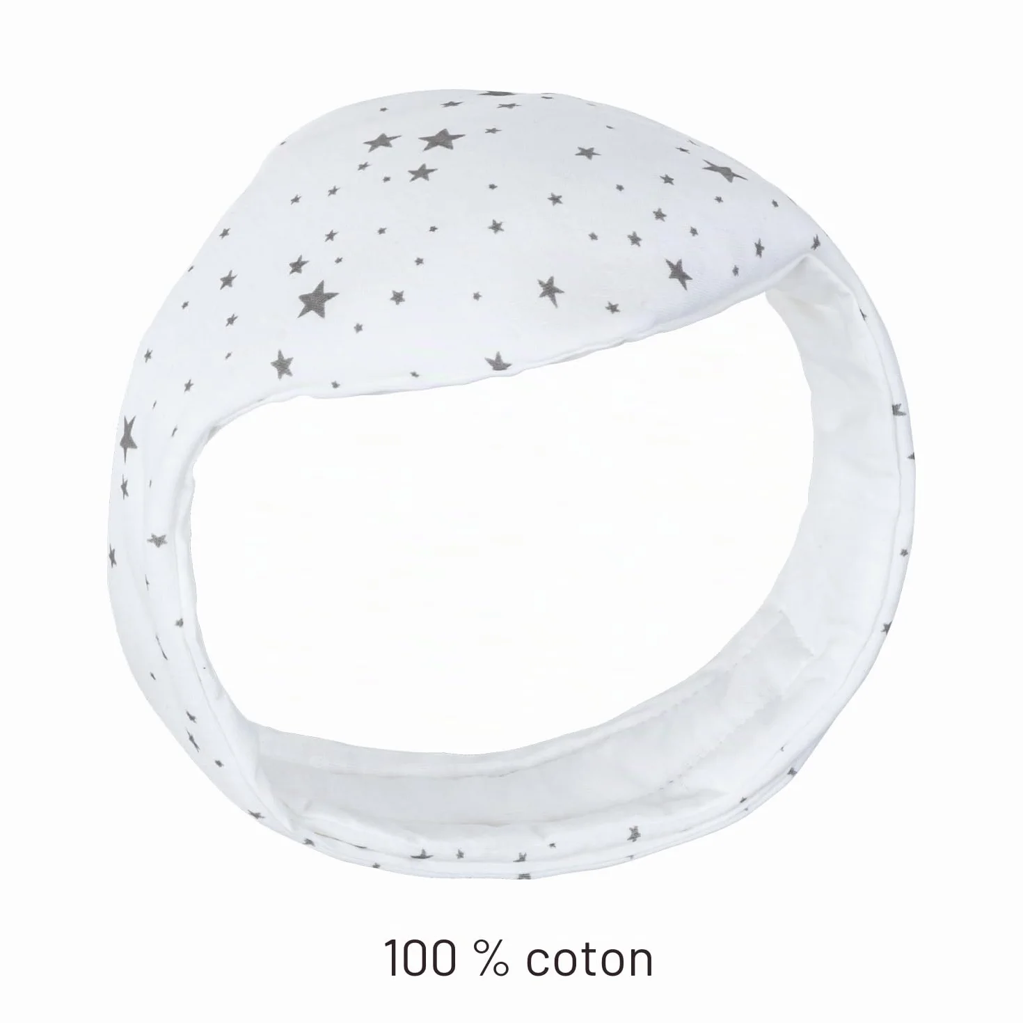 Babyjem Coussin chauffant en noyaux de cerise Taille réglable 100% coton