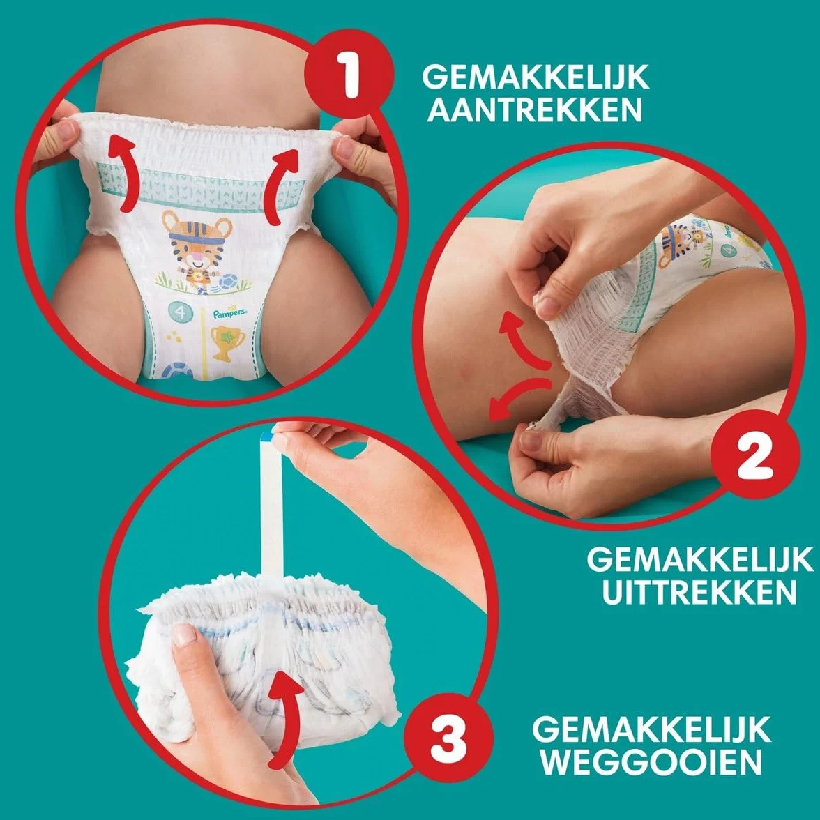 Pampers Baby Dry Pants Taille 6 Mega Pack 80 pièces 14/19 kg