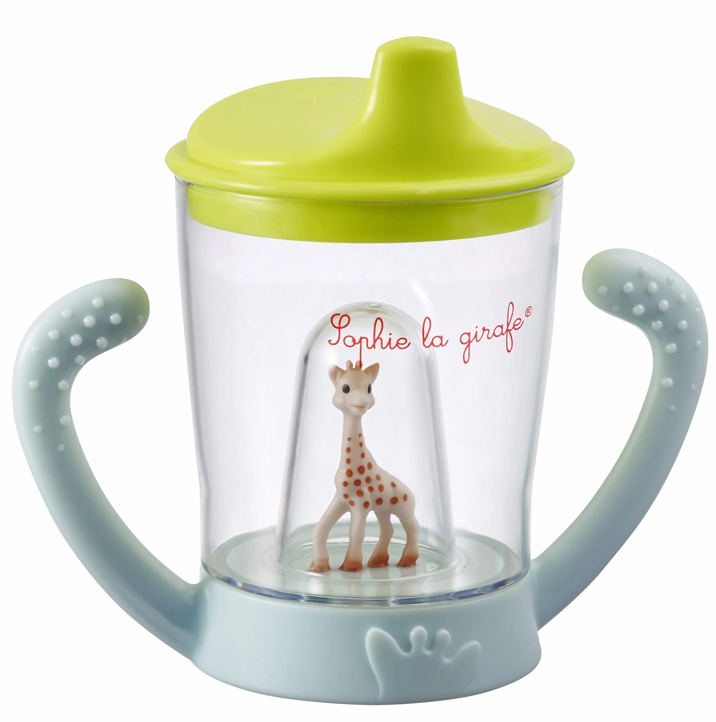 Sophie la Girafe Tasse Anti Fuite Bébé Enfant Lave Vaisselle Deux Poignées