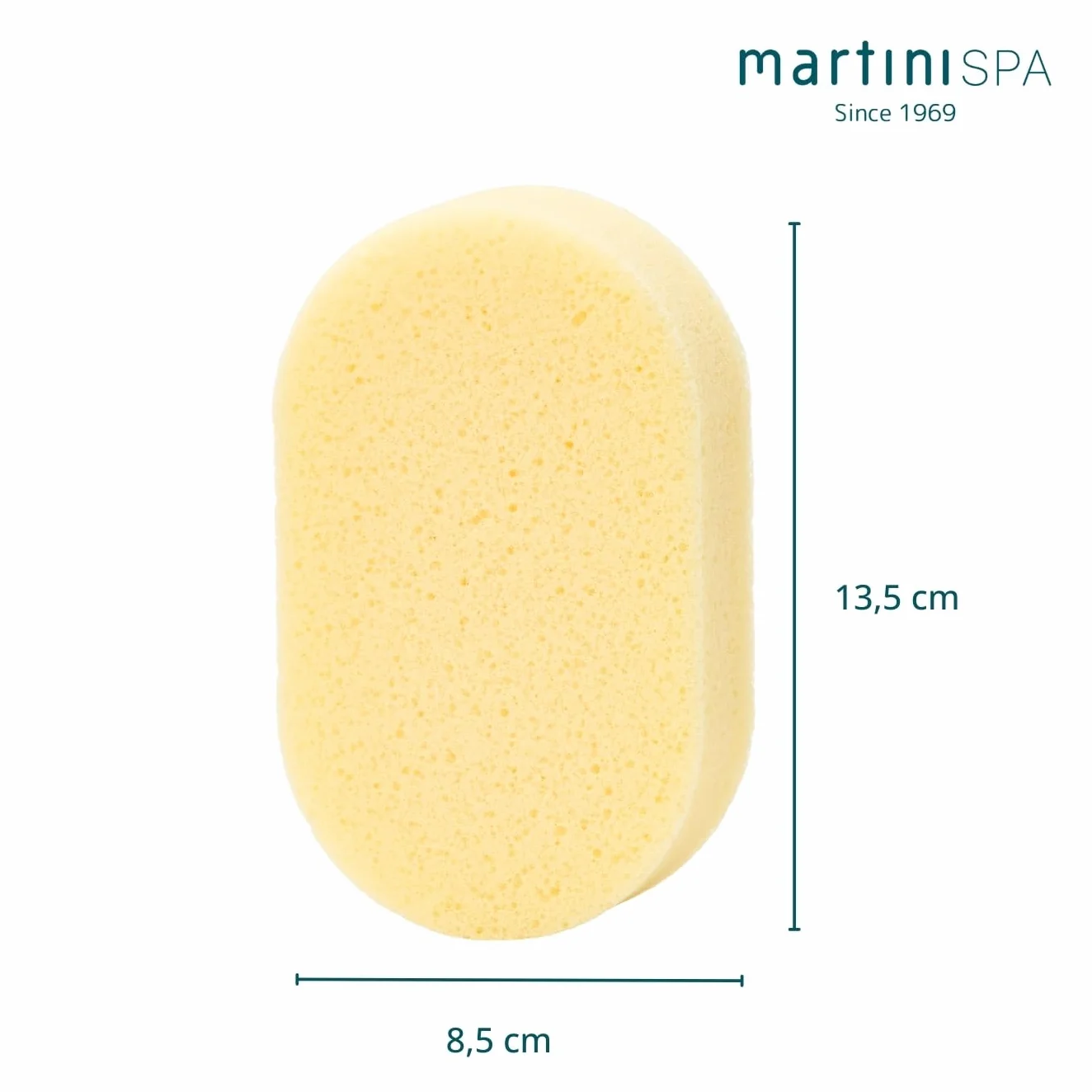 Martini SPA Éponge pour bébé polyuréthane extra doux beige 14 x 8,5 x 3,5 cm 29 g 1 unité