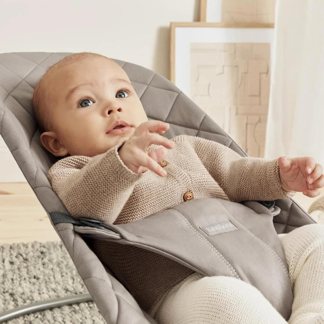 BabyBjörn Transat Bliss Tissé Matelassage classique Gris sable