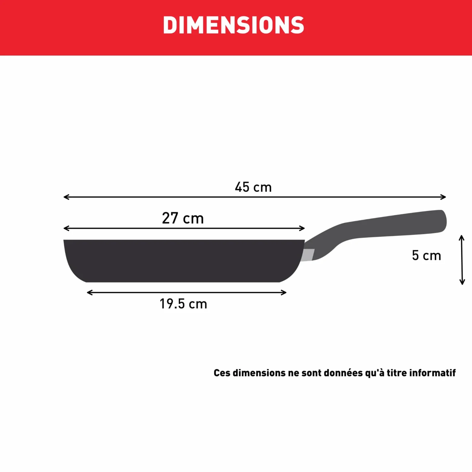 Tefal Comfort Max Poêle 26 cm Induction Revêtement antiadhésif Acier inoxydable Thermo-Spot